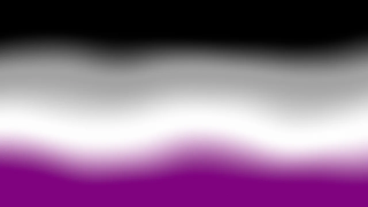 Asexual Pride Gradient desktop wallpaper in 4K