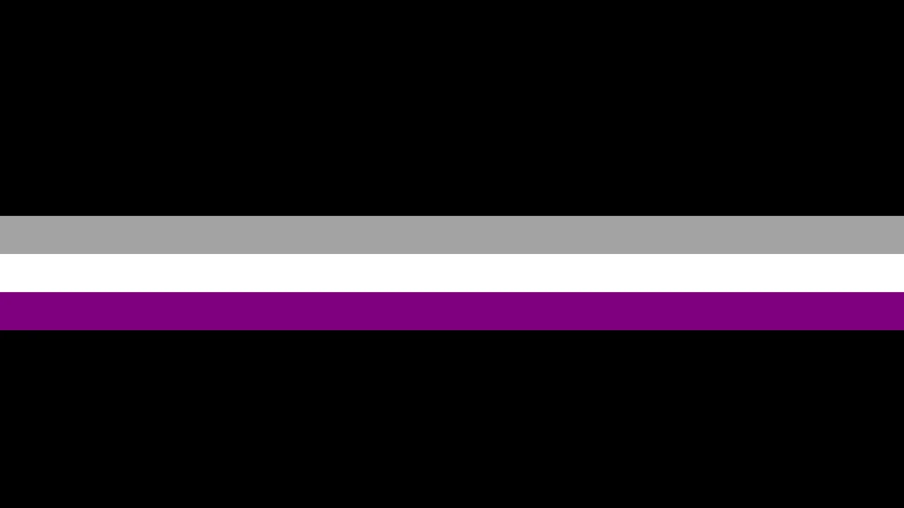 Asexual Subtle Pride Stripe desktop wallpaper in 4K