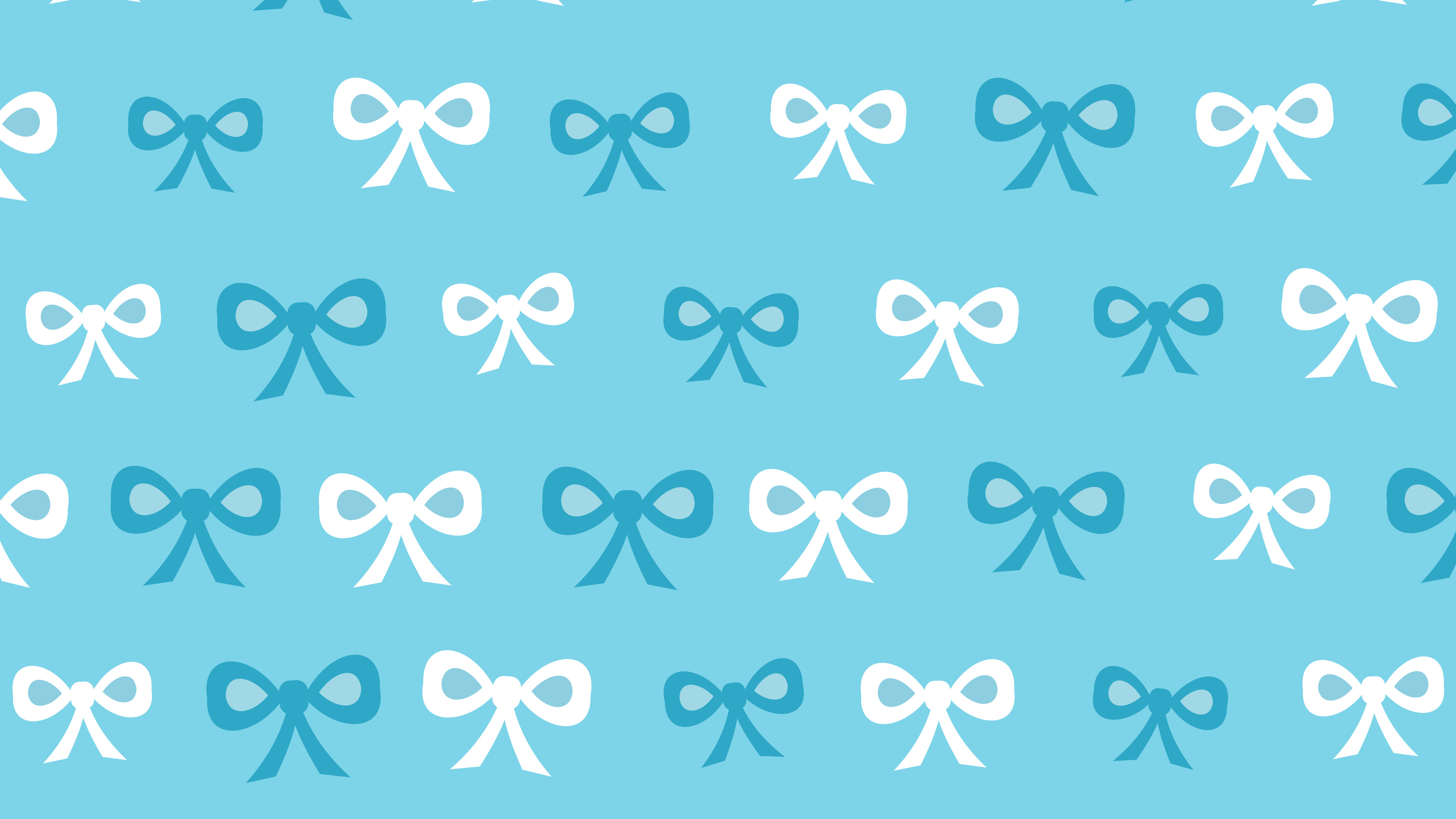 Beach Bow Pattern desktop wallpaper in 4K