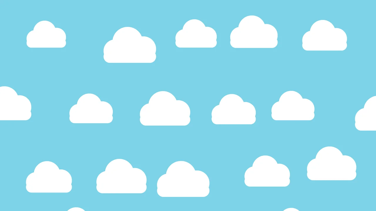 Beach Cloud Pattern desktop wallpaper in 4K