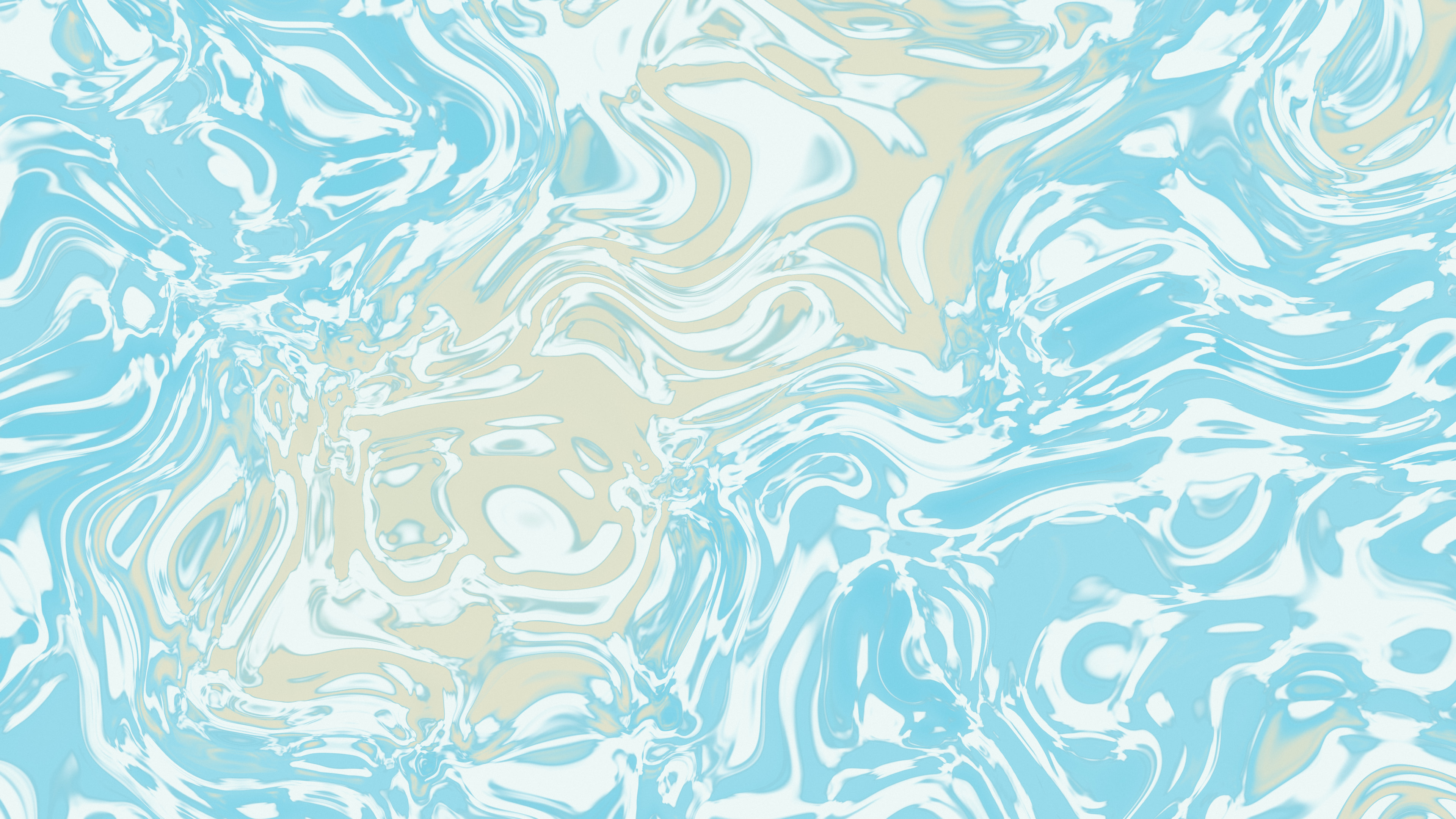 Beach Liquid Marble desktop wallpaper in 4K