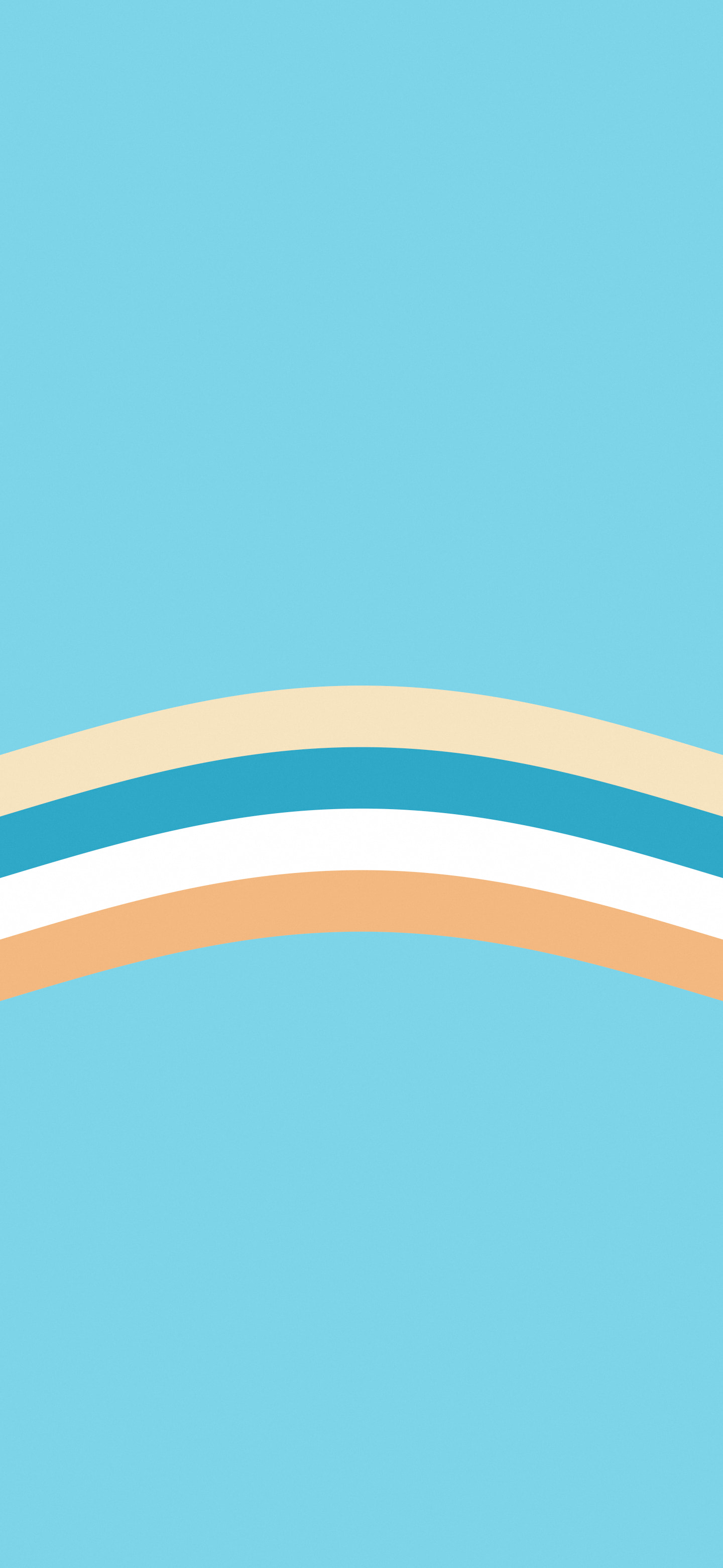 Beach Retro Stripe wallpaper for iPhone and Android