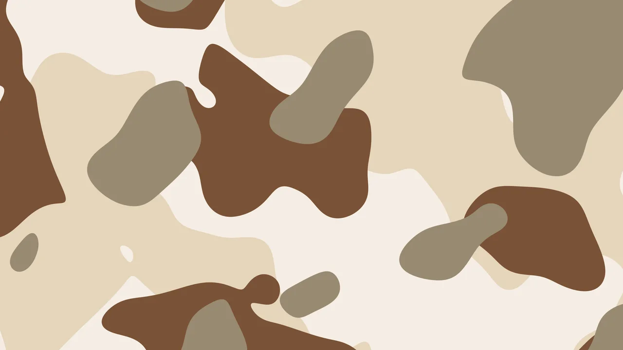 Beige and Brown Camo desktop wallpaper in 4K