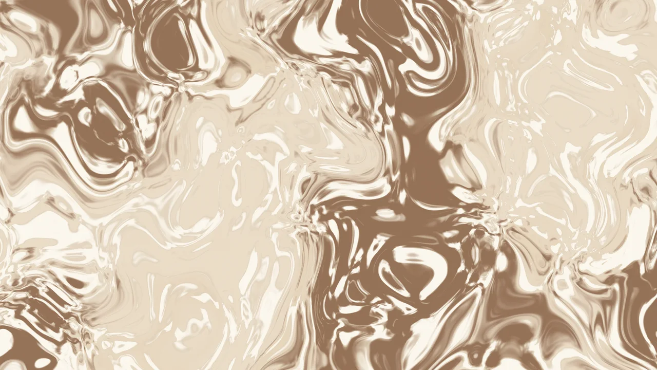 Beige and Brown Liquid Marble desktop wallpaper in 4K