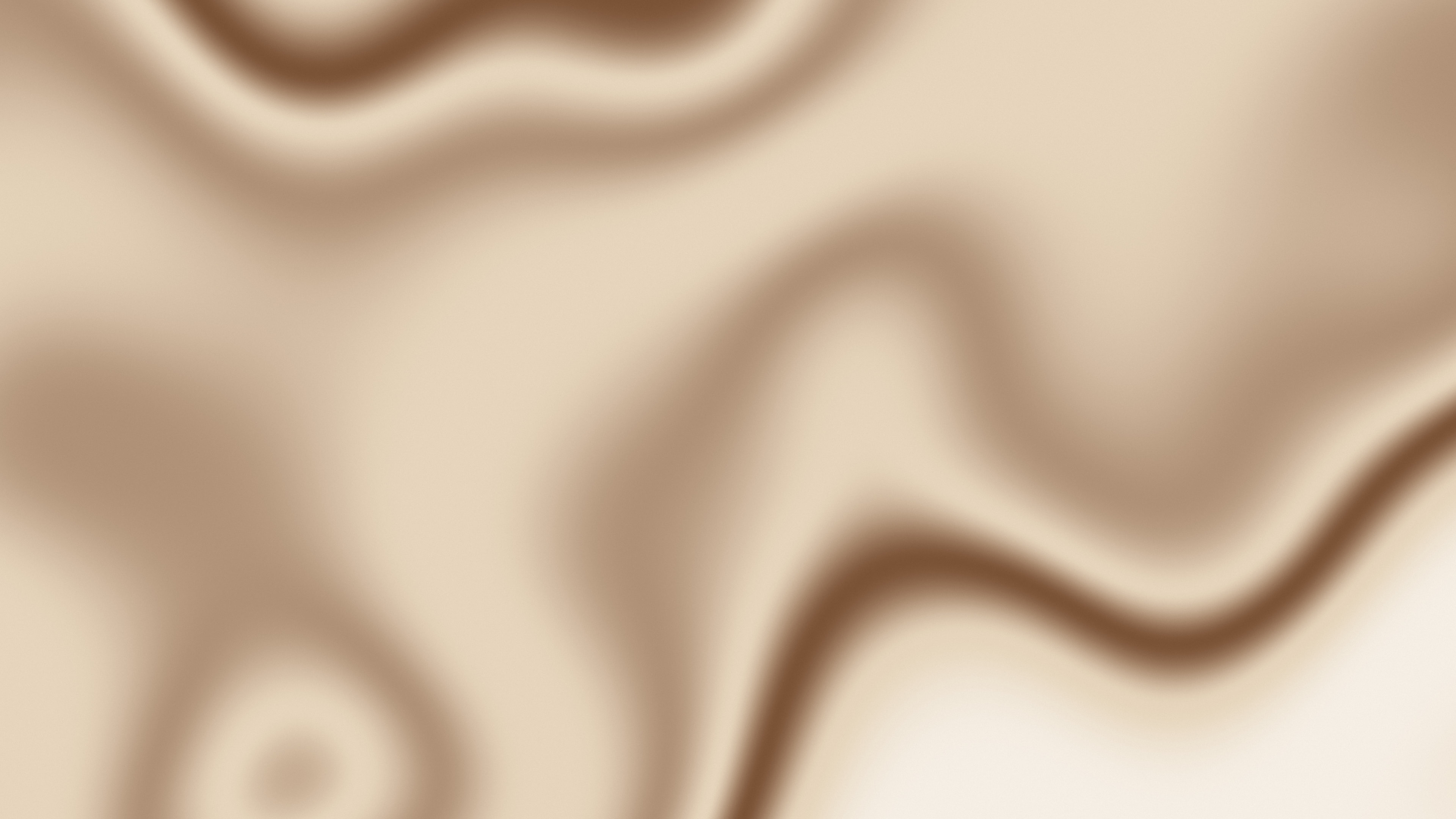 Beige and Brown Silky Gradient desktop wallpaper in 4K