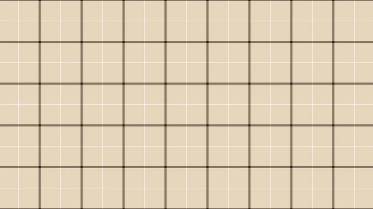 Beige and Brown Windowpane Plaid desktop wallpaper in 4K