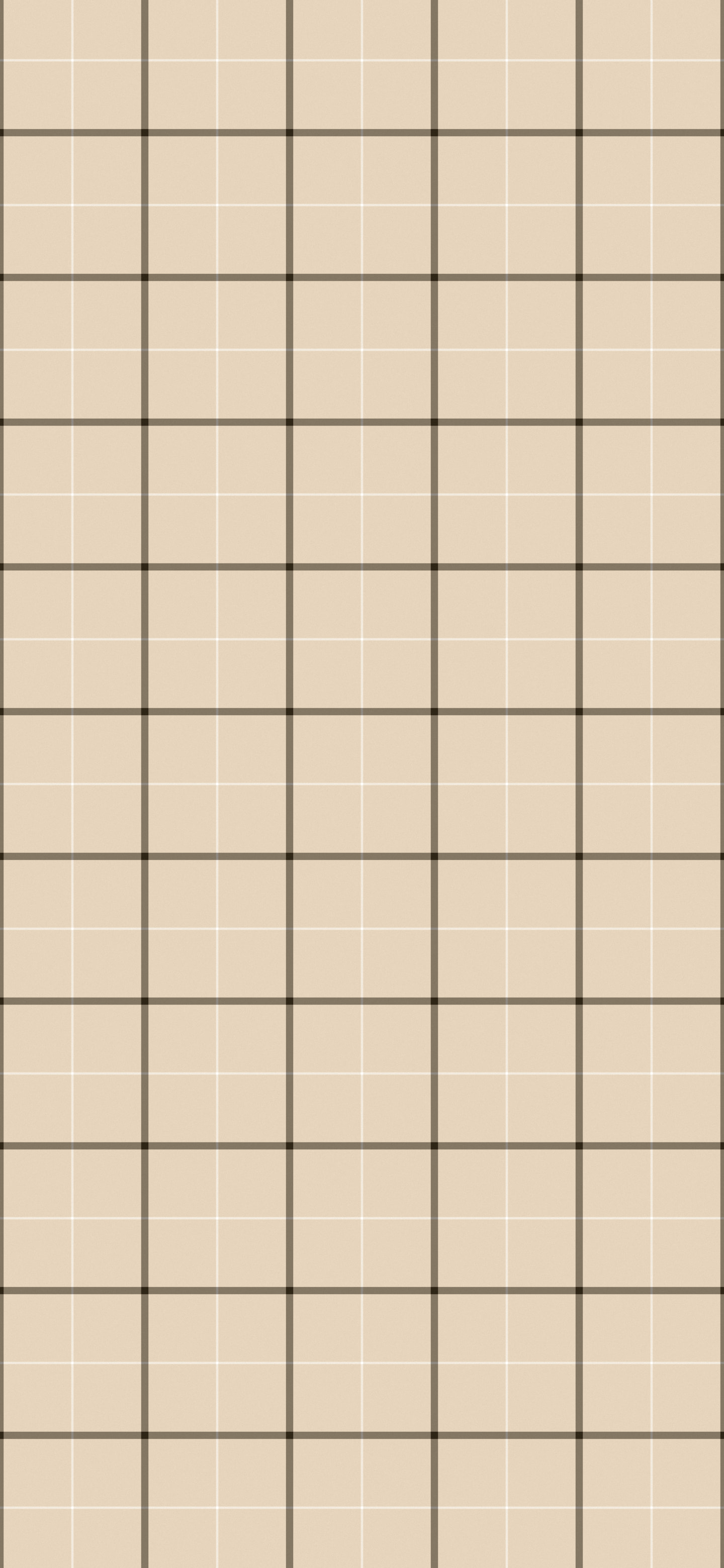 Beige and Brown Windowpane Plaid wallpaper for iPhone and Android