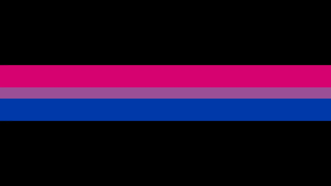 Bisexual Subtle Pride Stripe desktop wallpaper in 4K