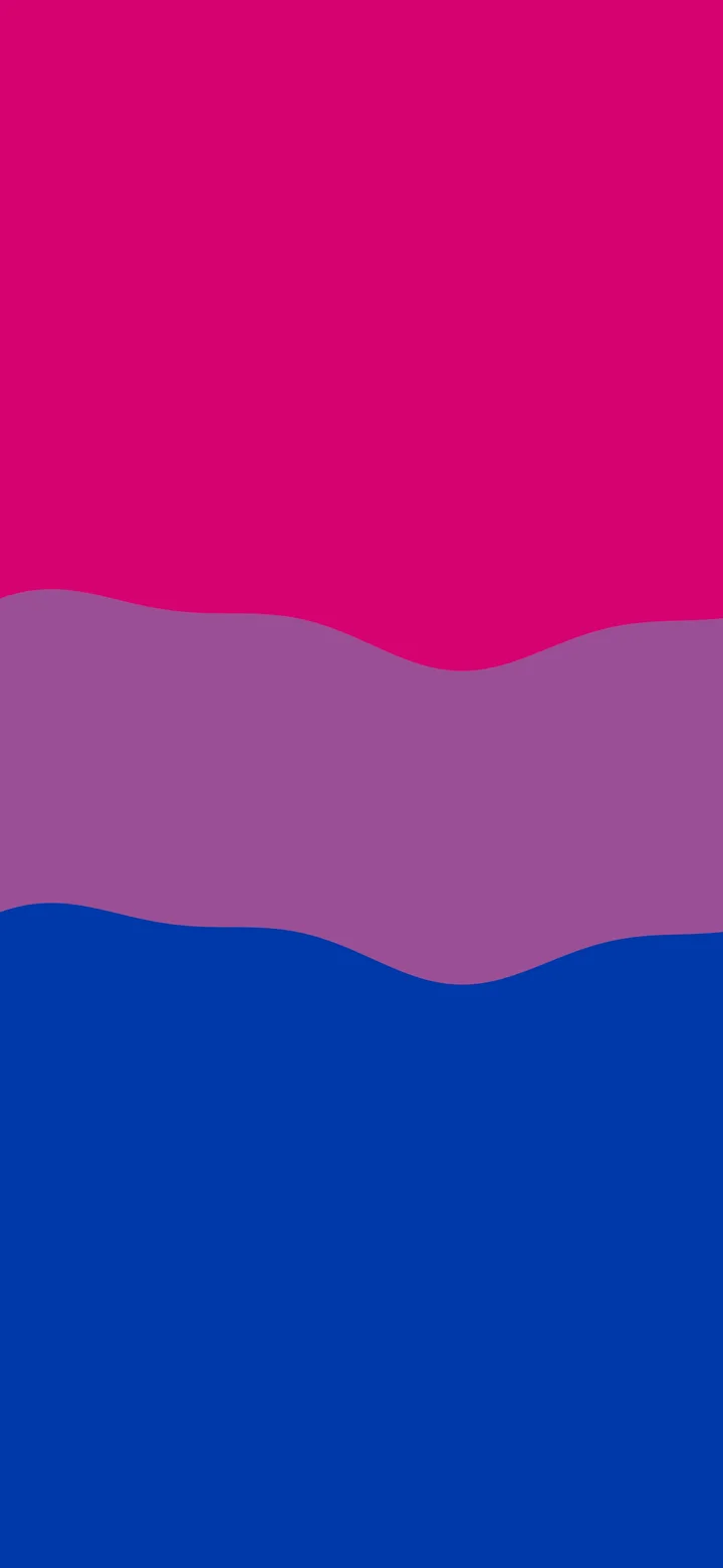 Bisexual Wavy Pride Flag wallpaper for iPhone and Android