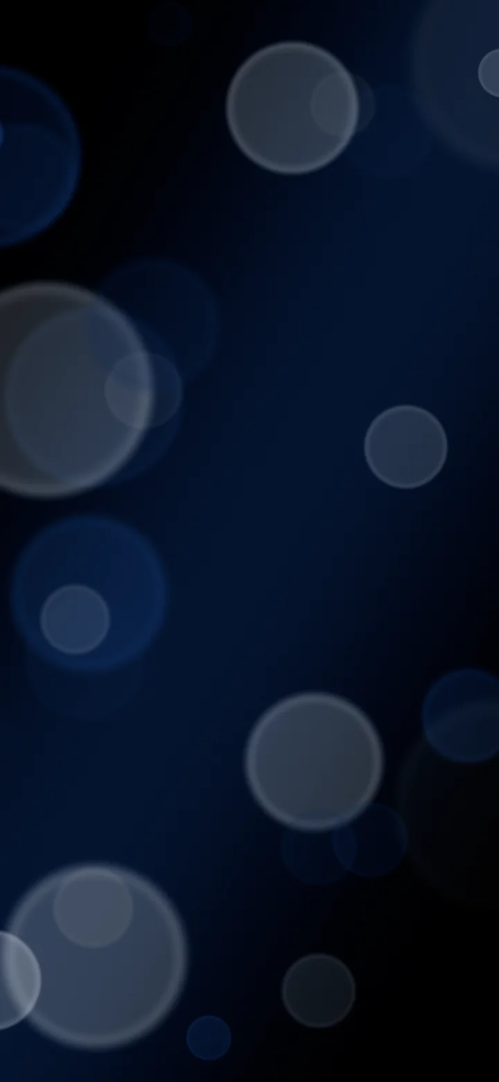 Black and Blue Bokeh Lights wallpaper for iPhone and Android