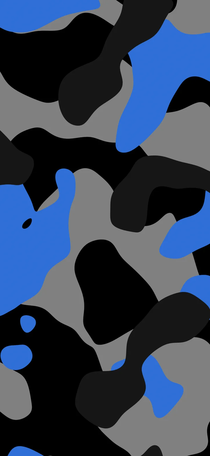 Black and Blue Camo wallpaper for iPhone and Android