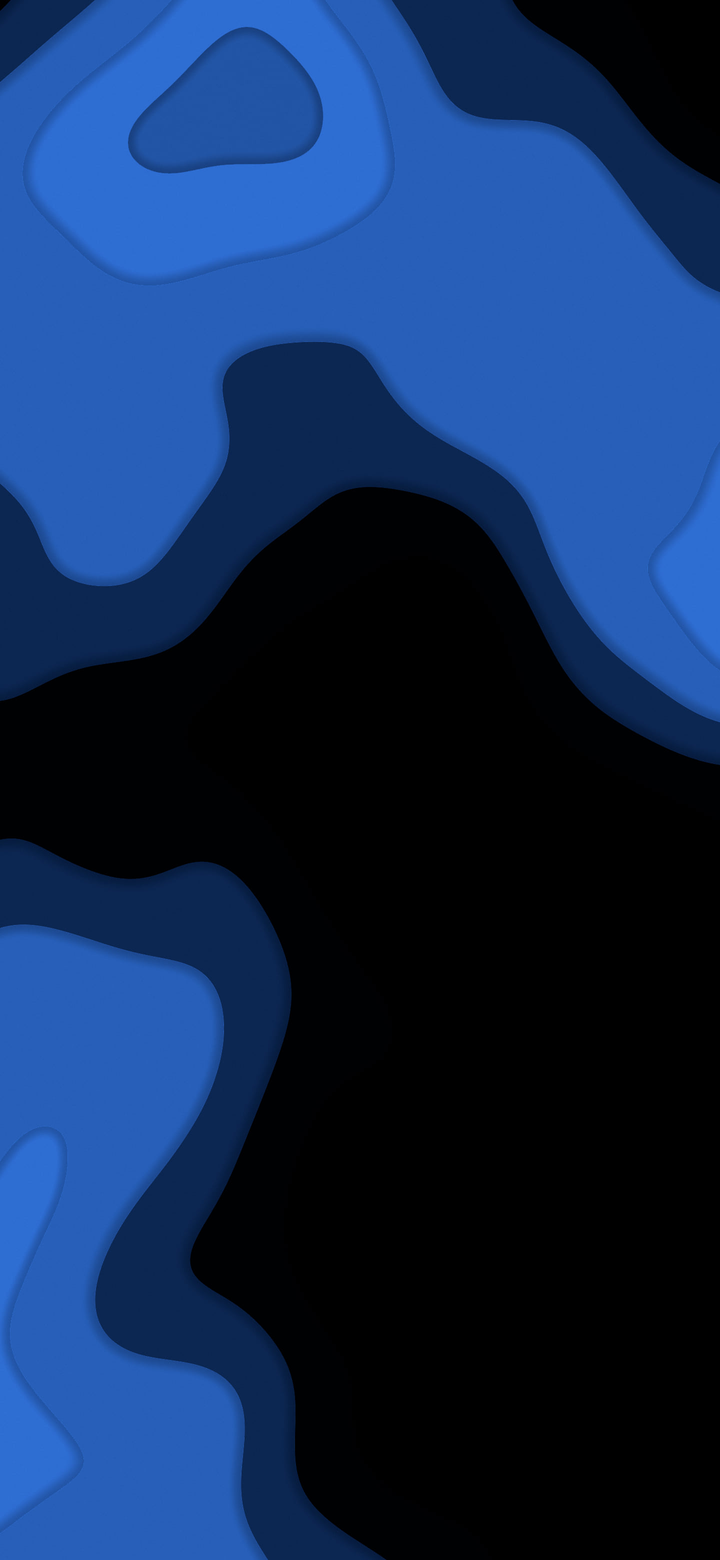 Black and Blue Layered Topographic wallpaper for iPhone and Android