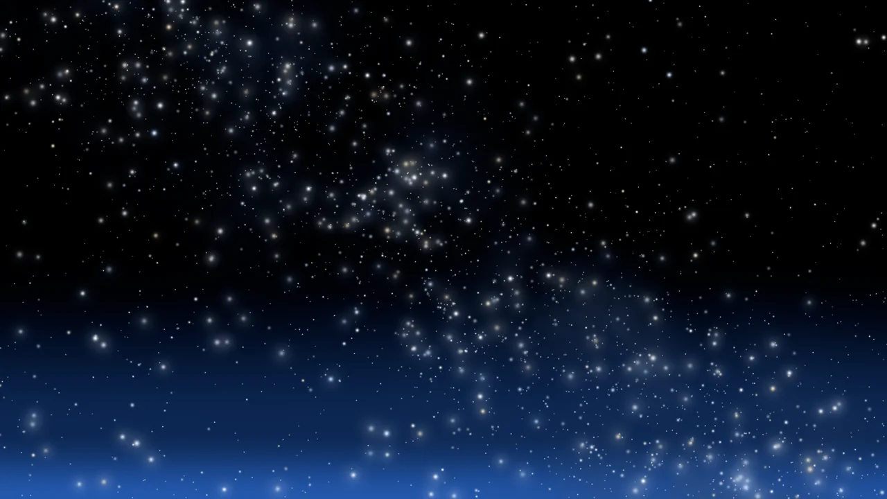 Black and Blue Milky Way Galaxy desktop wallpaper in 4K