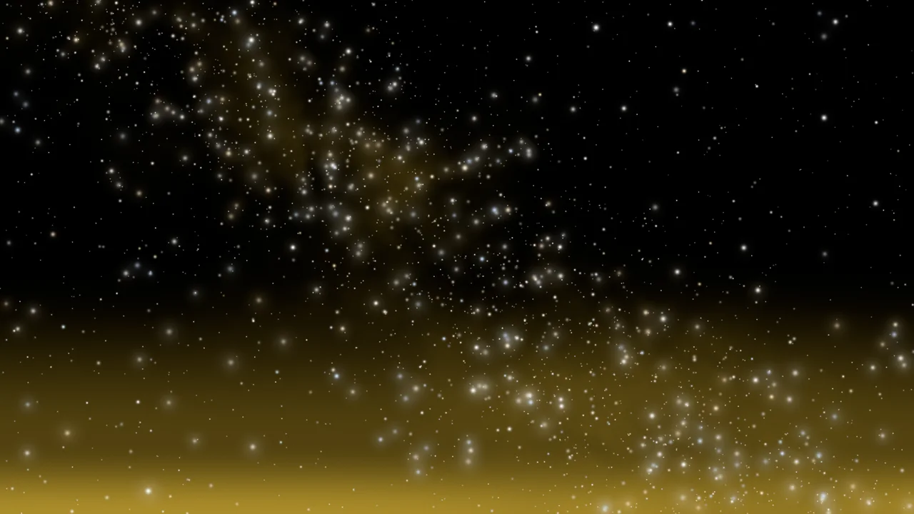 Black and Gold Milky Way Galaxy desktop wallpaper in 4K