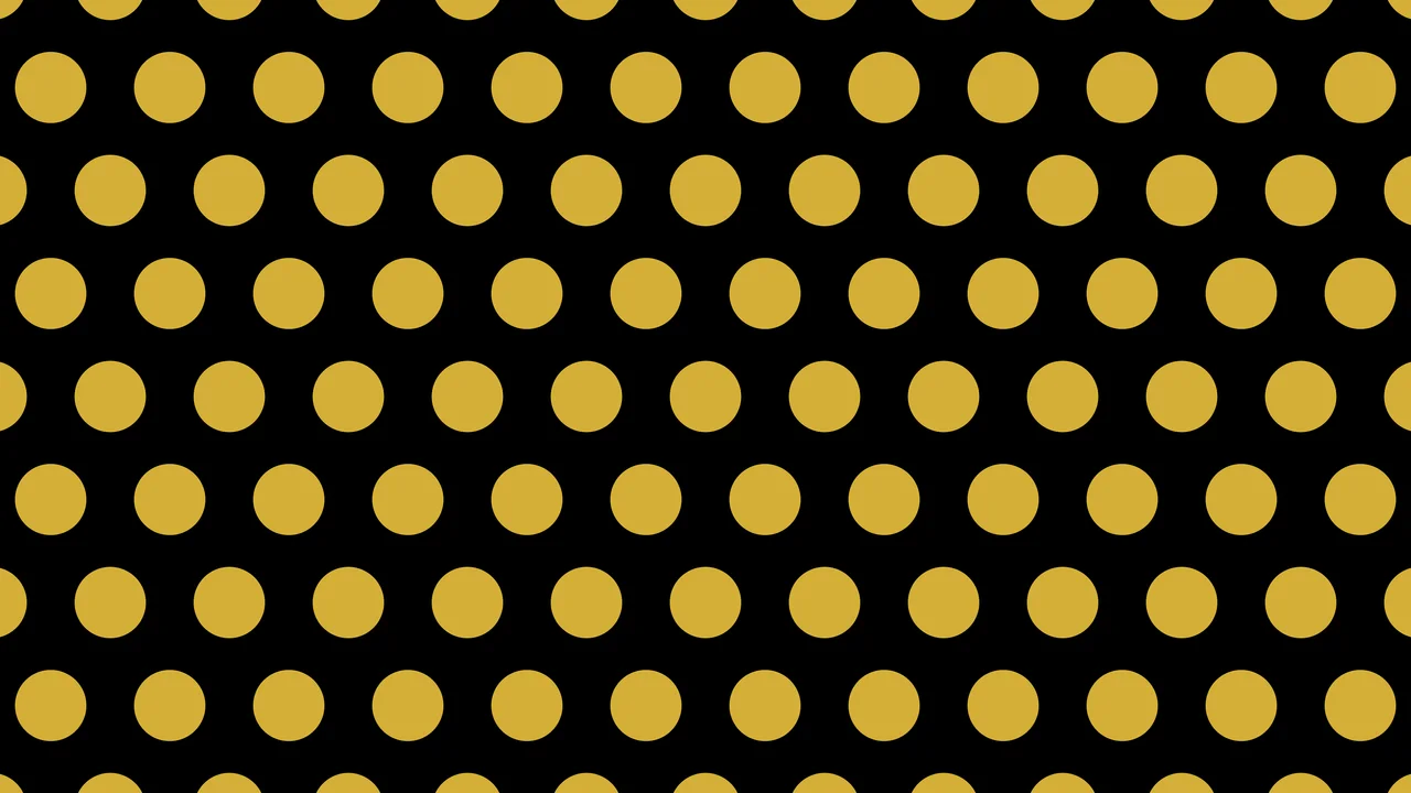 Black and Gold Polka Dot desktop wallpaper in 4K