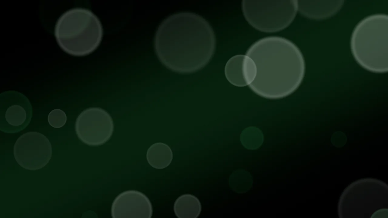 Black and Green Bokeh Lights desktop wallpaper in 4K