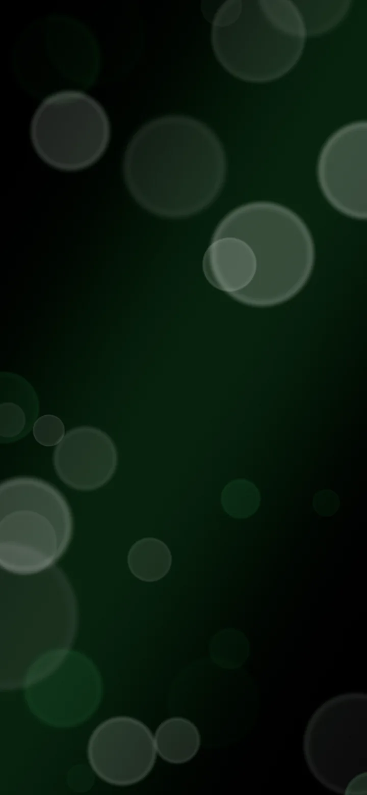 Black and Green Bokeh Lights wallpaper for iPhone and Android