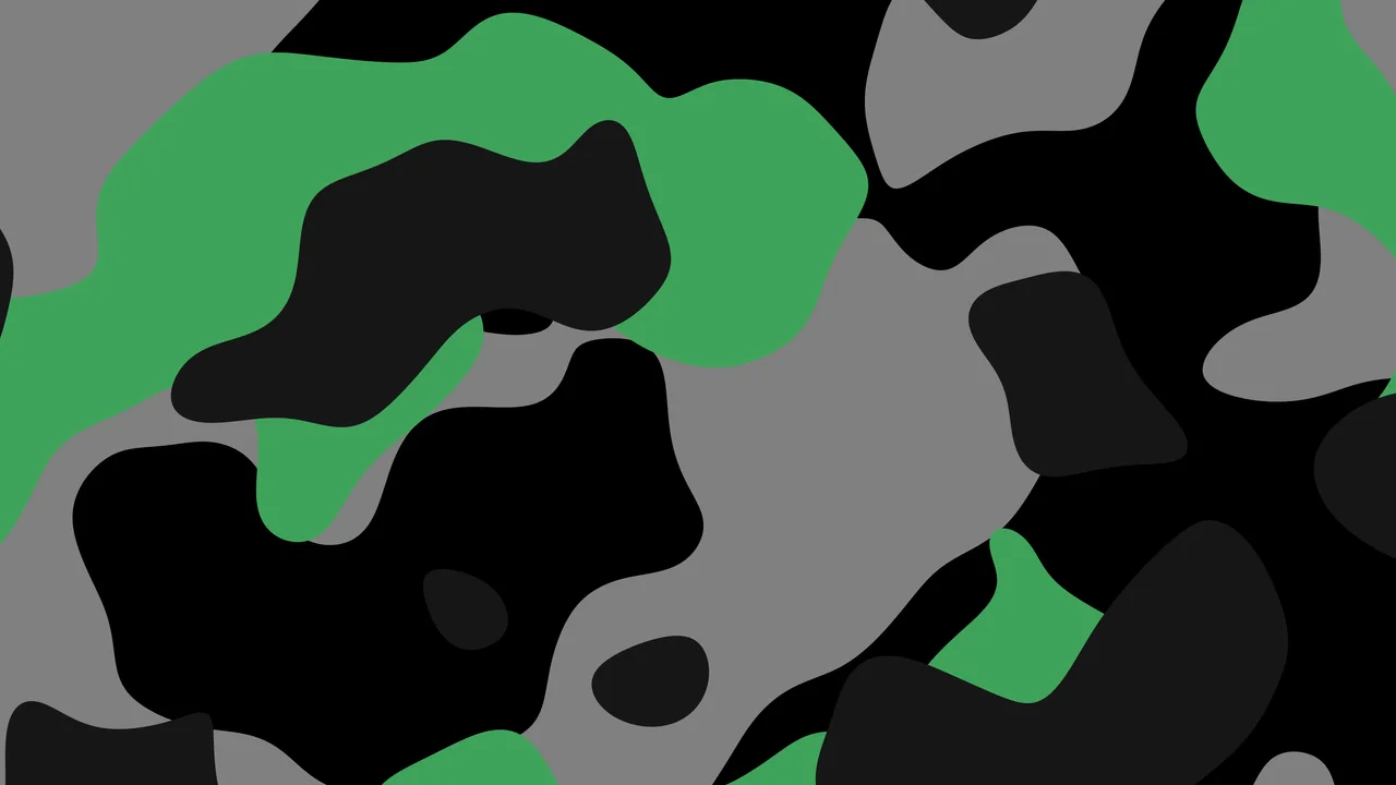 Black and Green Camo desktop wallpaper in 4K