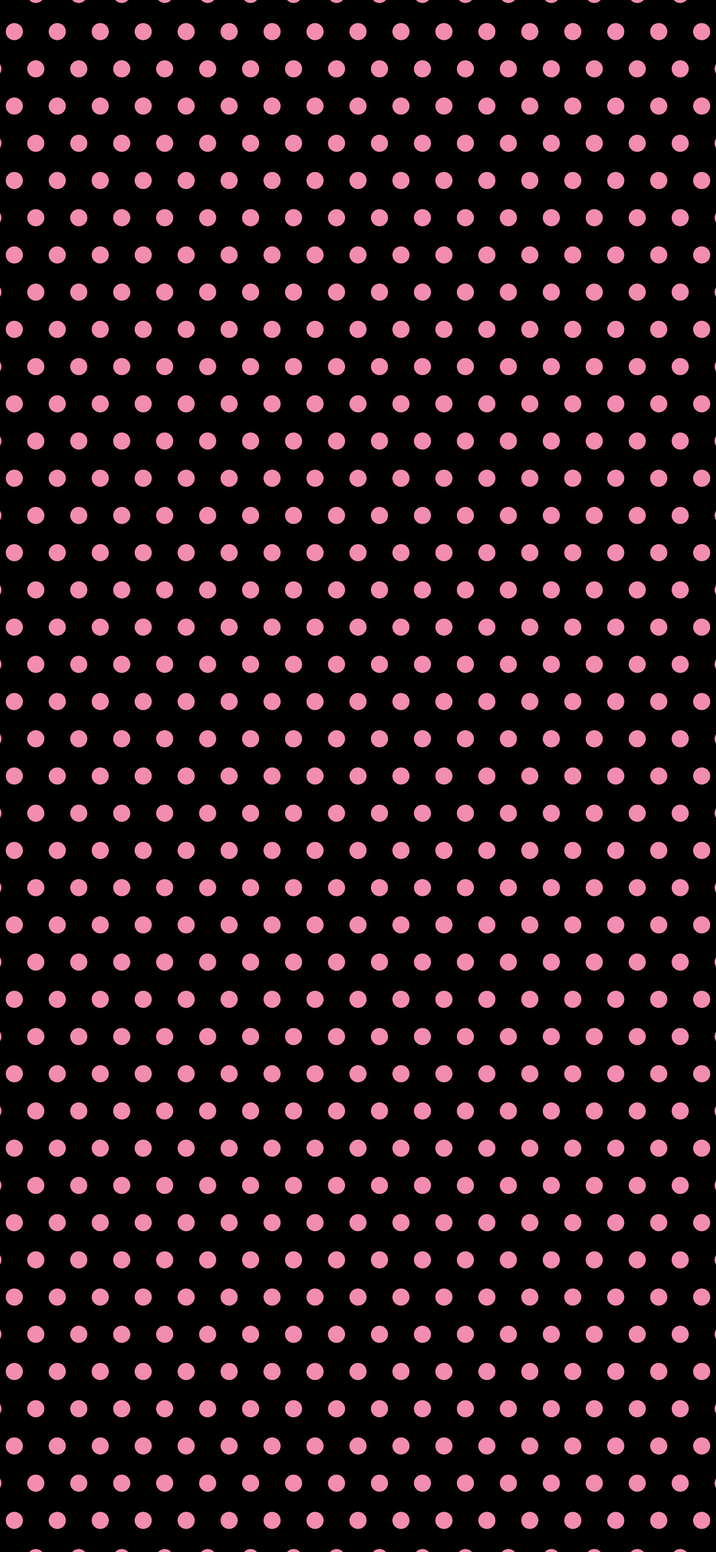 Black and Pink Mini Polka Dot wallpaper for iPhone and Android