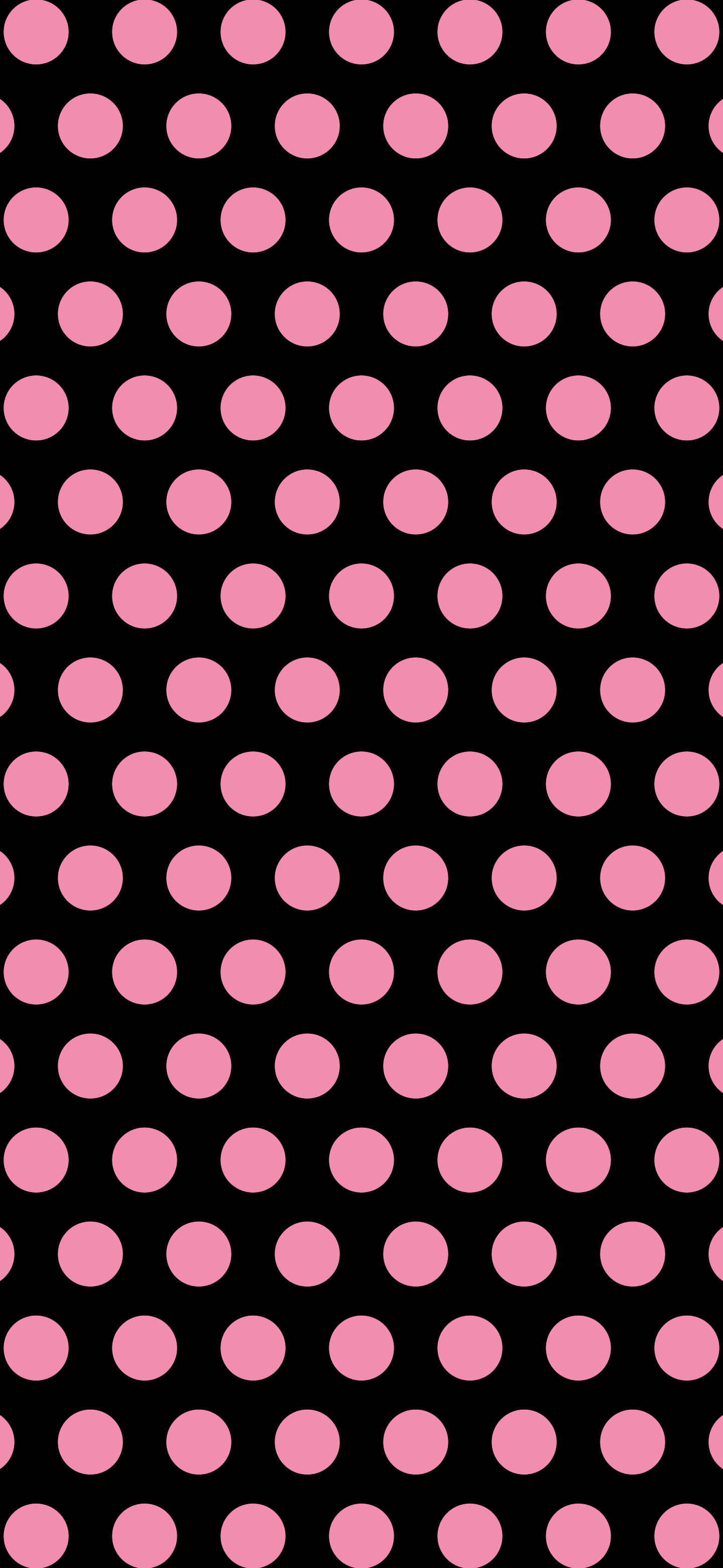 Black and Pink Polka Dot wallpaper for iPhone and Android