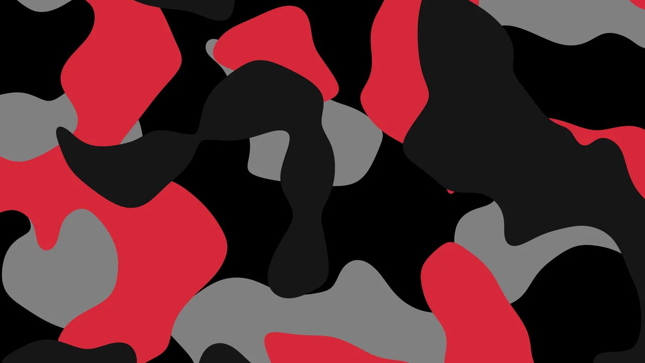 Black and Red Camo desktop wallpaper in 4K