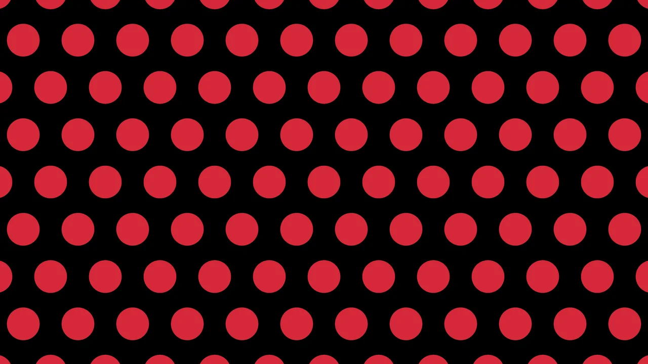 Black and Red Polka Dot desktop wallpaper in 4K