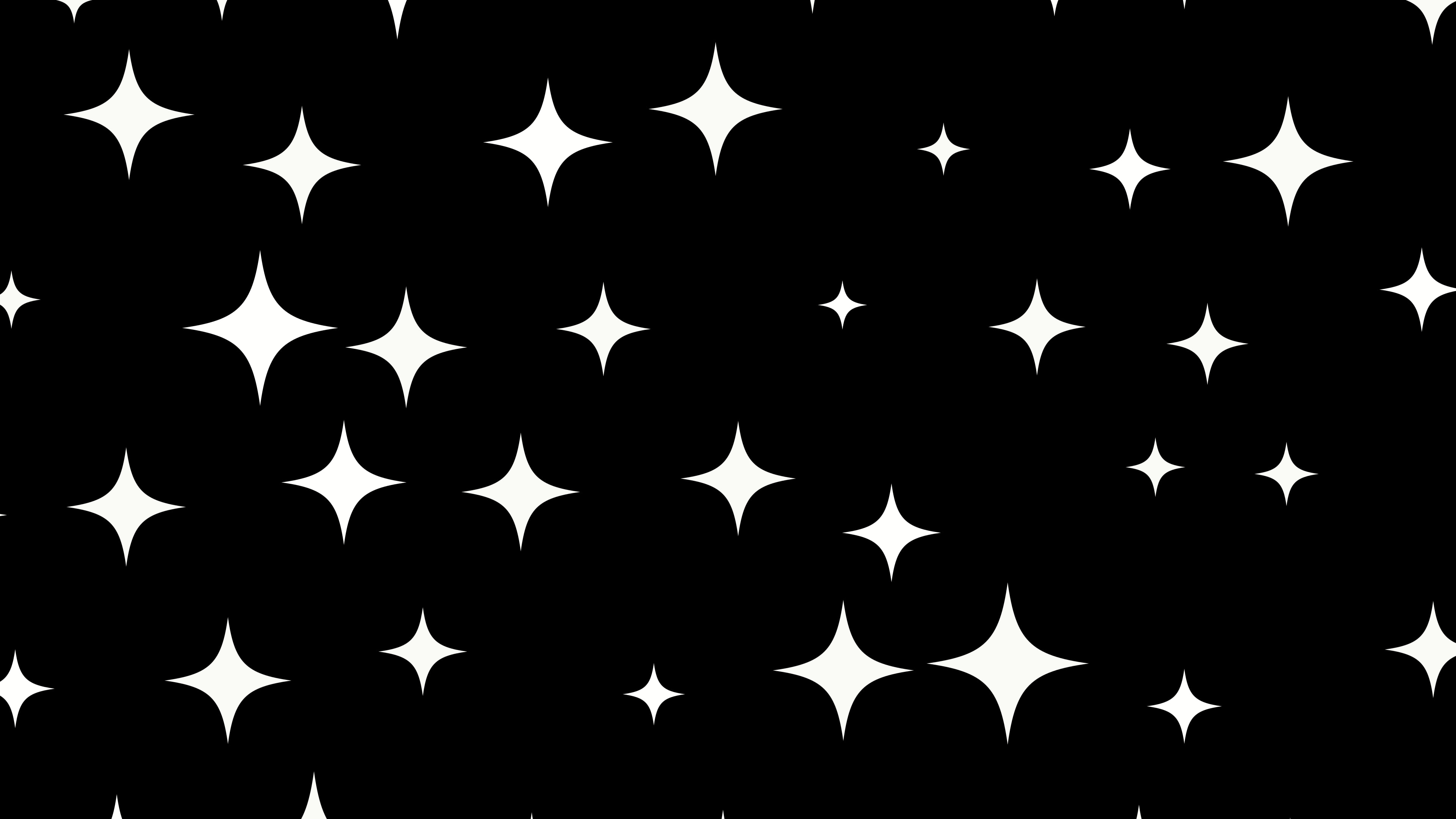 Black and White Sparkle Pattern desktop wallpaper in 4K