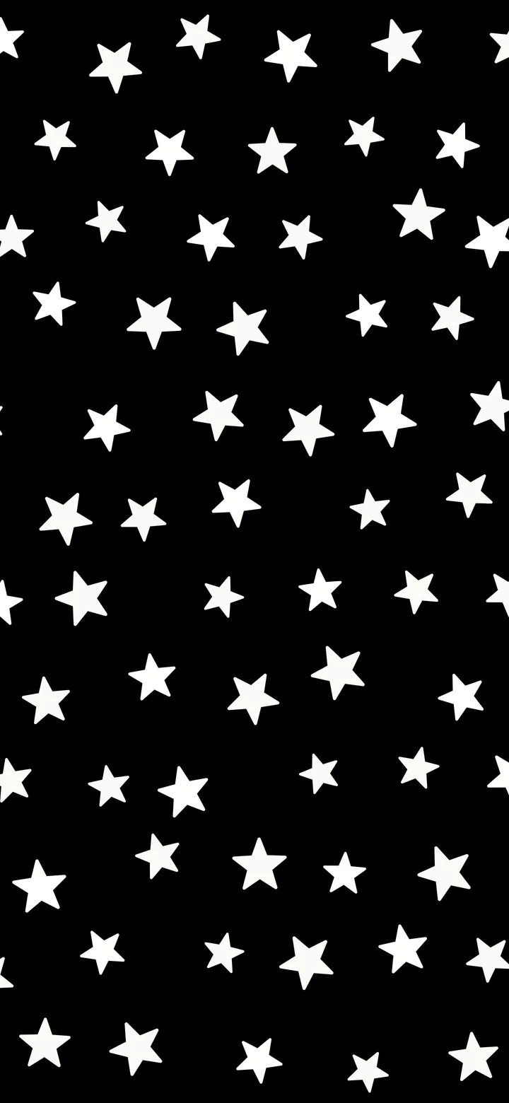 Black and White Star Pattern wallpaper for iPhone and Android