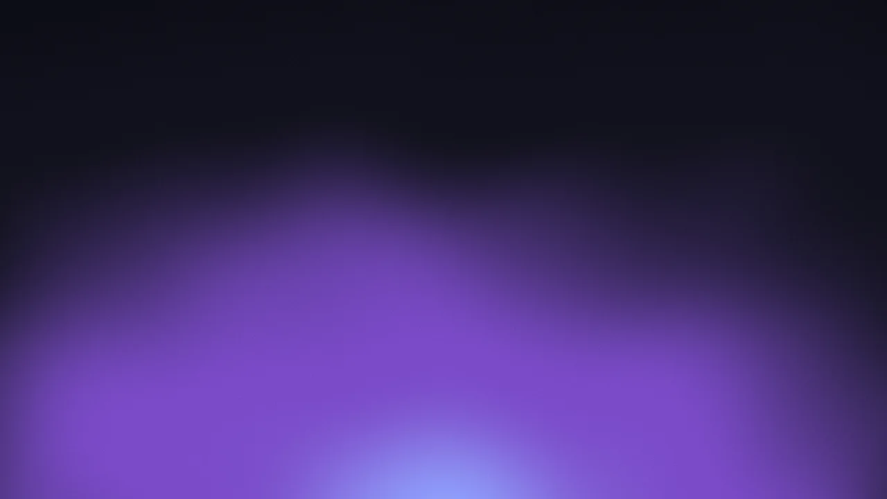 Black, Blue and Purple Sunrise Aura Gradient desktop wallpaper in 4K