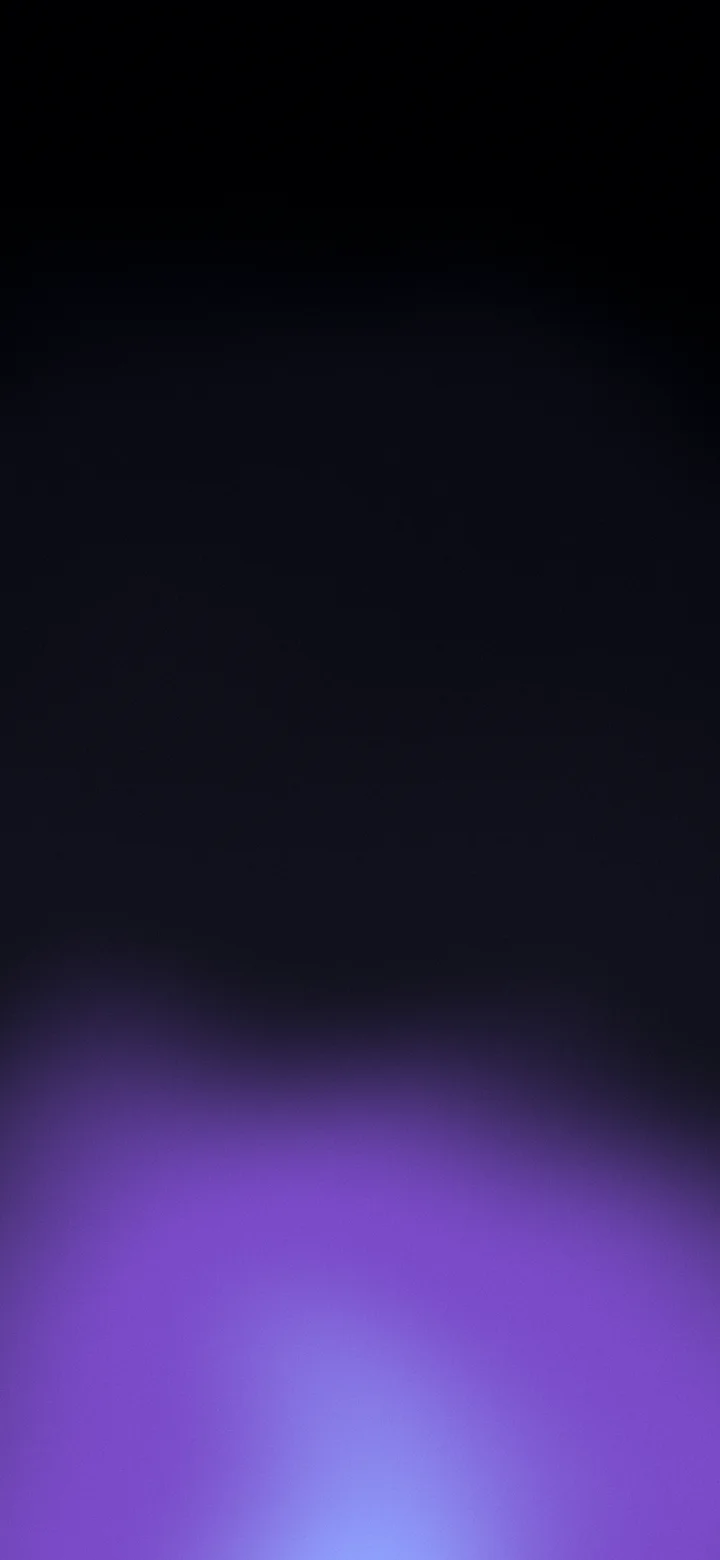 Black, Blue and Purple Sunrise Aura Gradient wallpaper for iPhone and Android