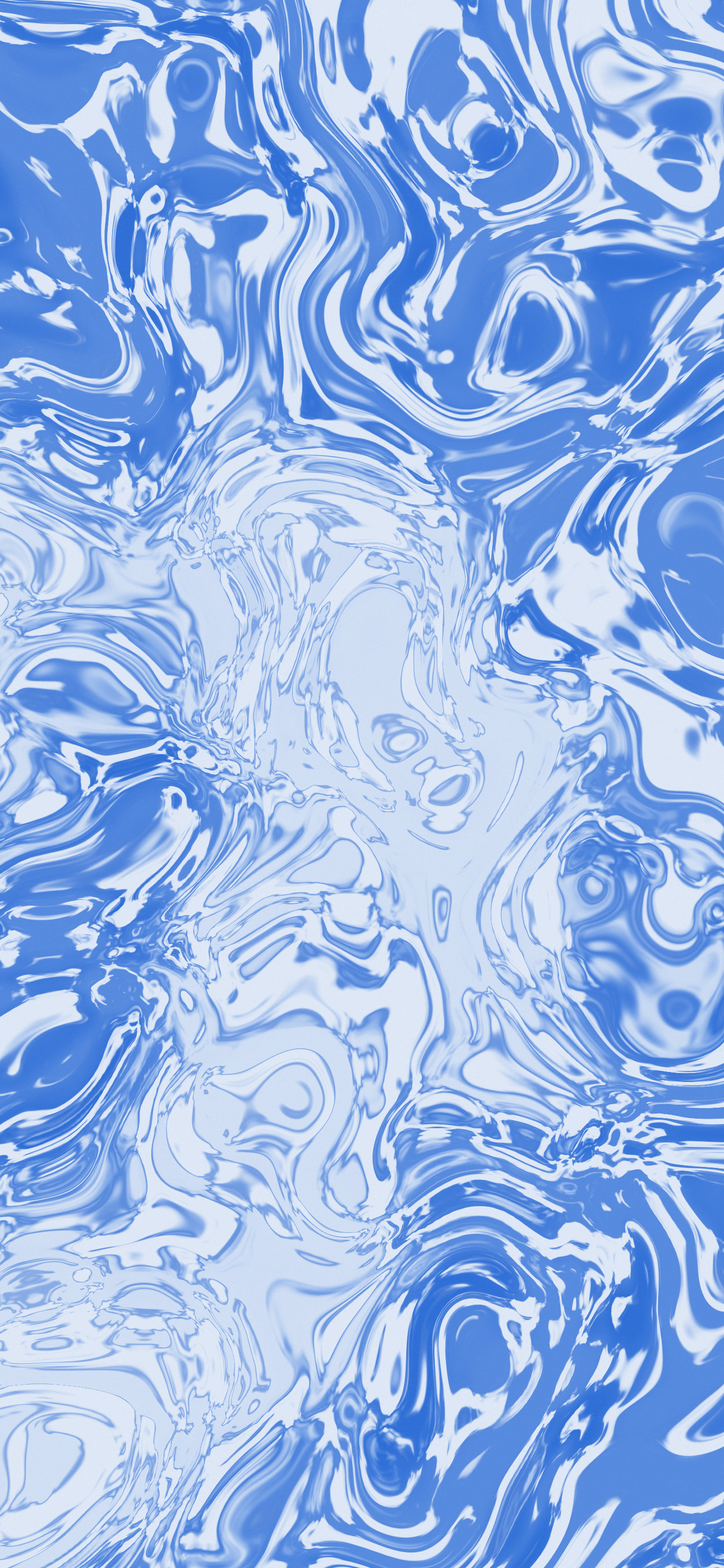 Blue and White Liquid Marble wallpaper for iPhone and Android
