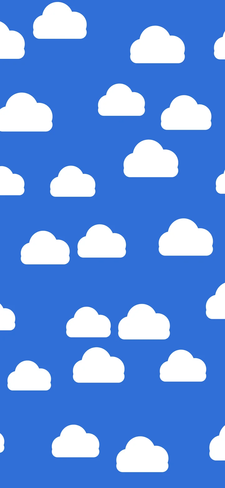 Blue Cloud Pattern wallpaper for iPhone and Android