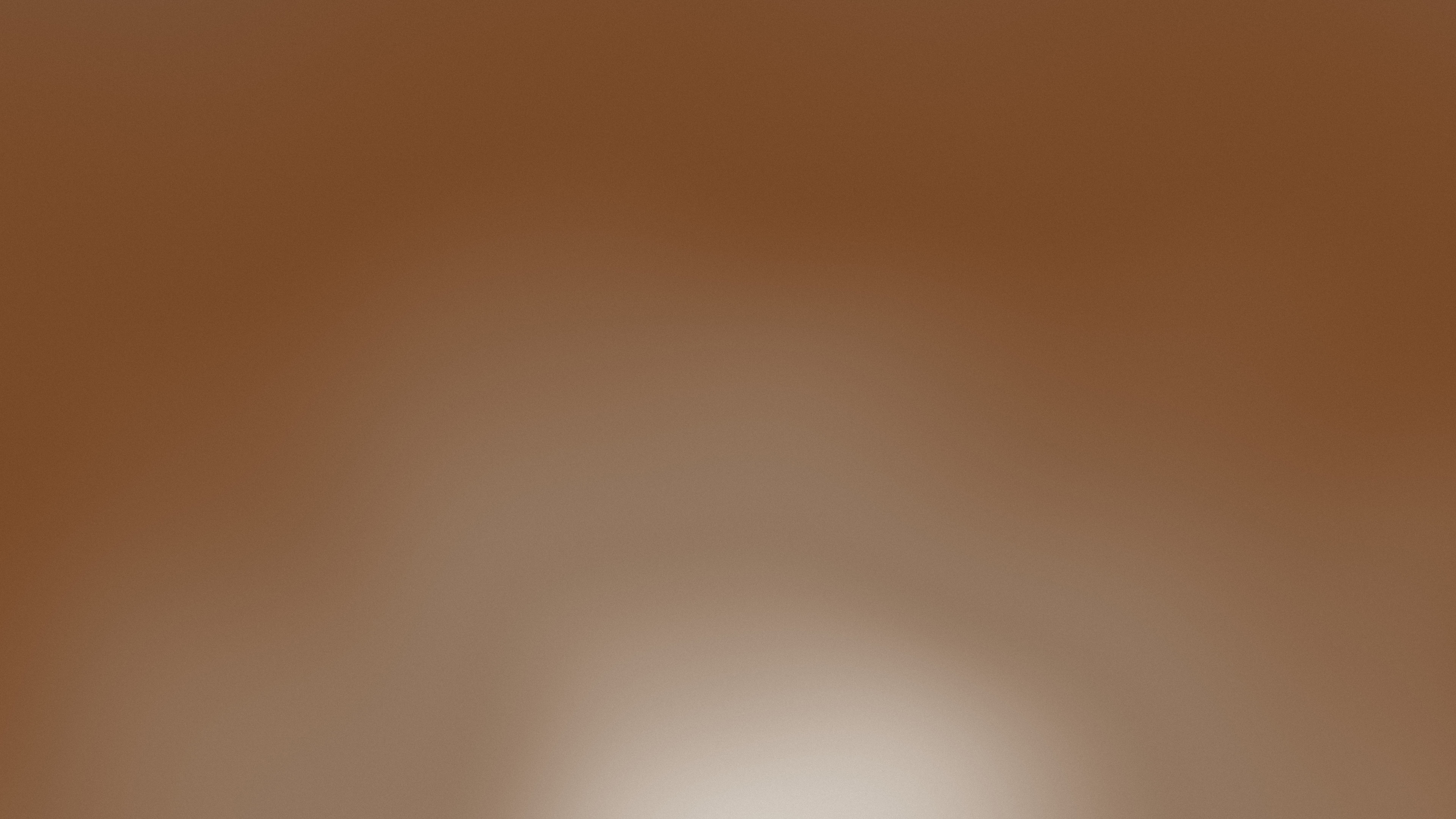 Brown Sunrise Aura Gradient desktop wallpaper in 4K