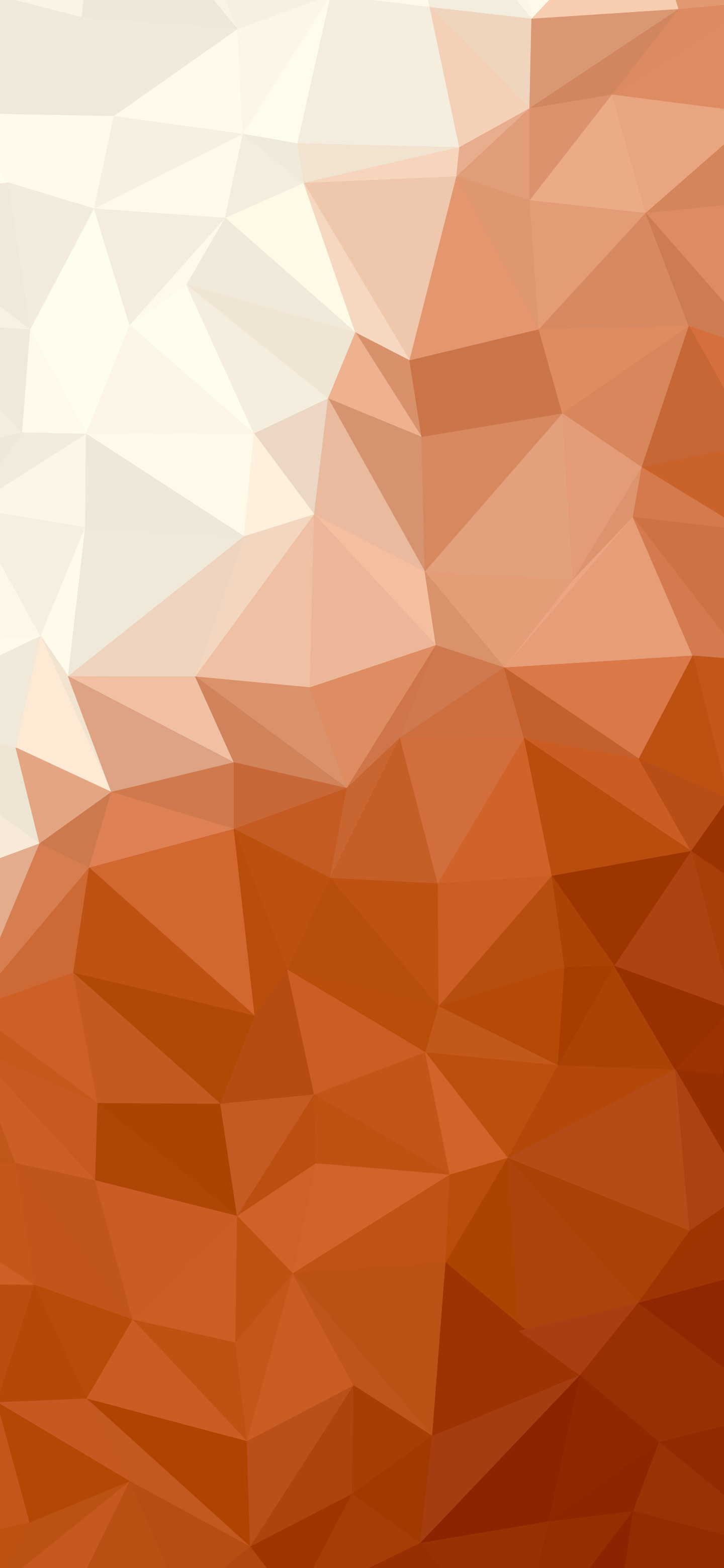 Burnt Orange and Cream Low Poly wallpaper for iPhone and Android
