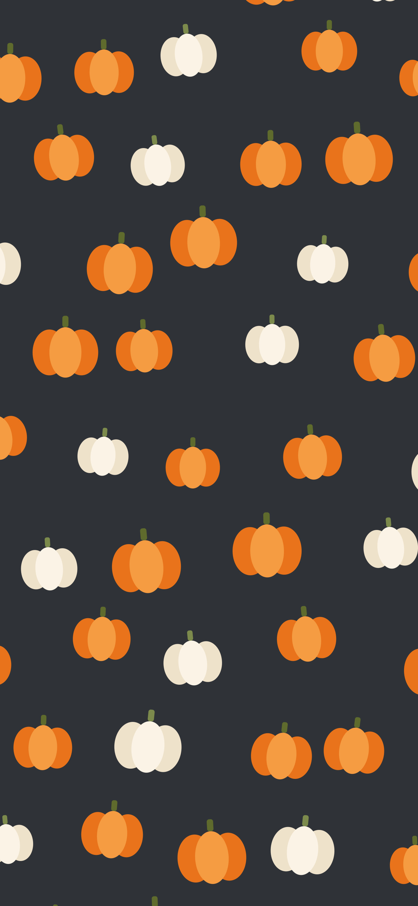 Charcoal Pumpkin Pattern wallpaper for iPhone and Android
