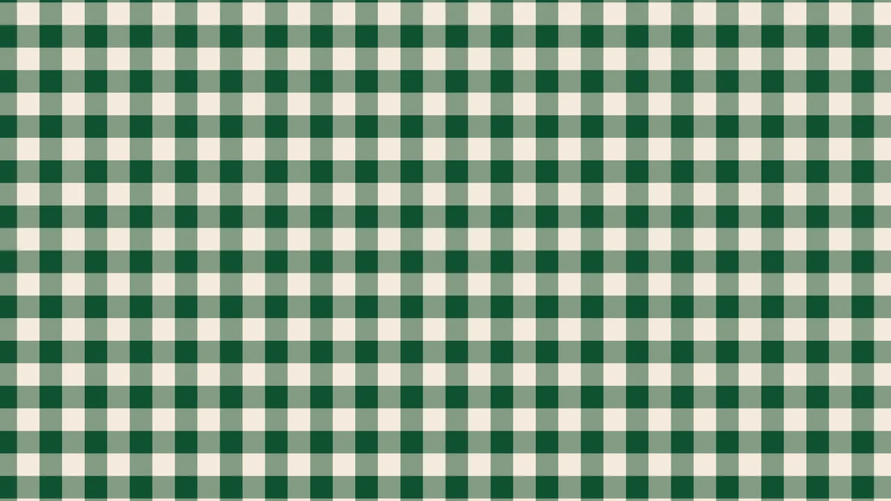 Christmas Green Mini Gingham desktop wallpaper in 4K