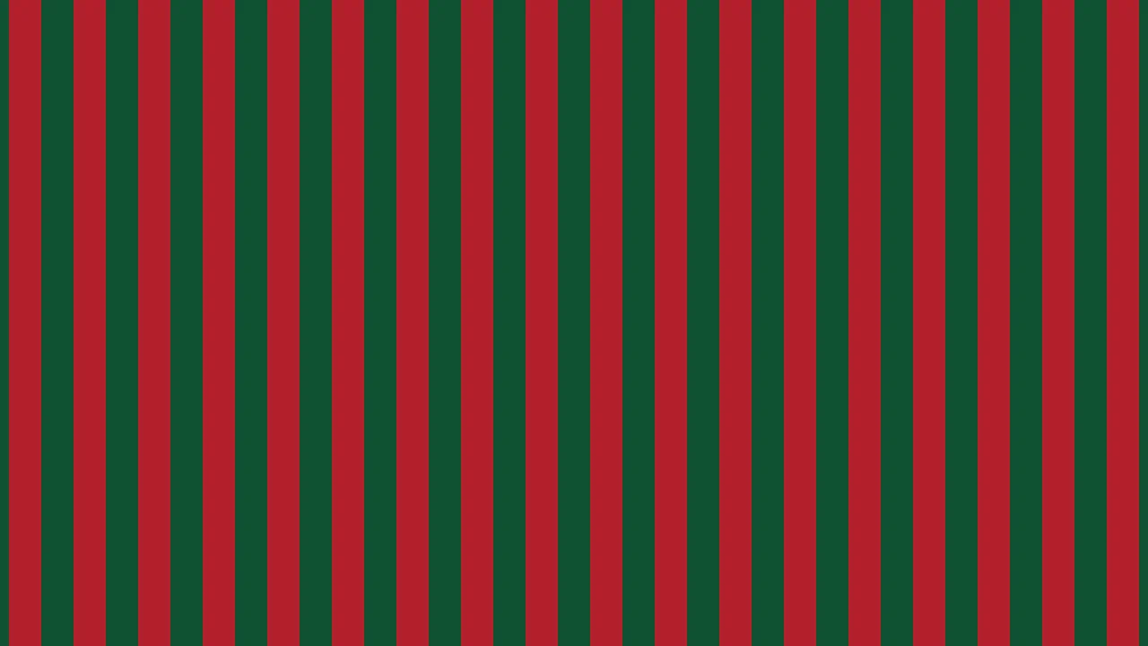 Christmas Green Striped desktop wallpaper in 4K