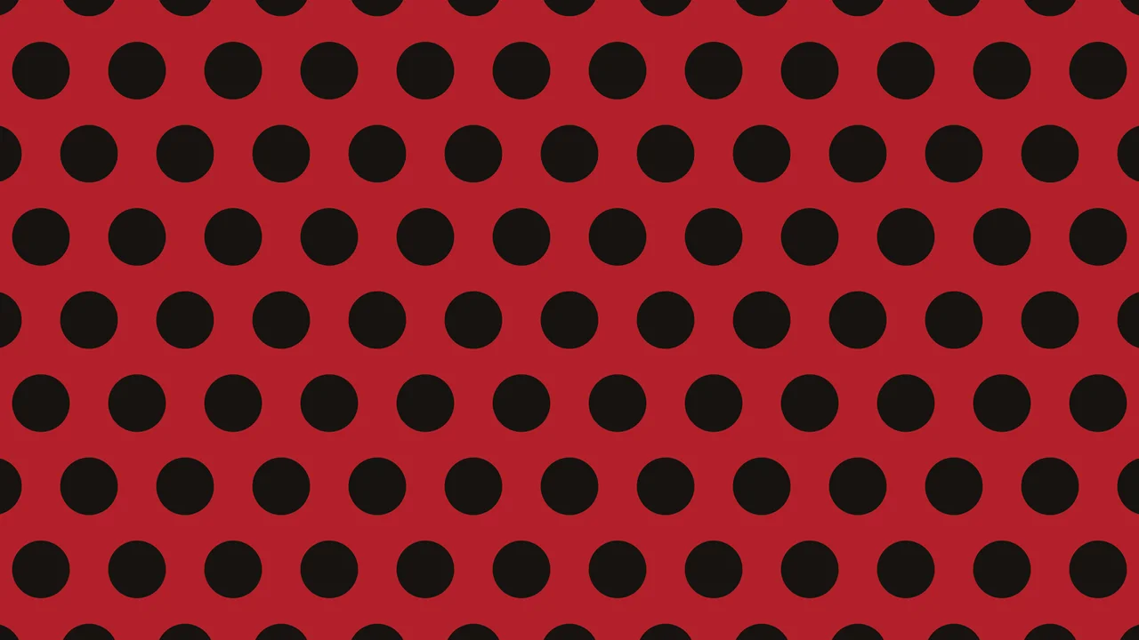 Christmas Red and Black Polka Dot desktop wallpaper in 4K