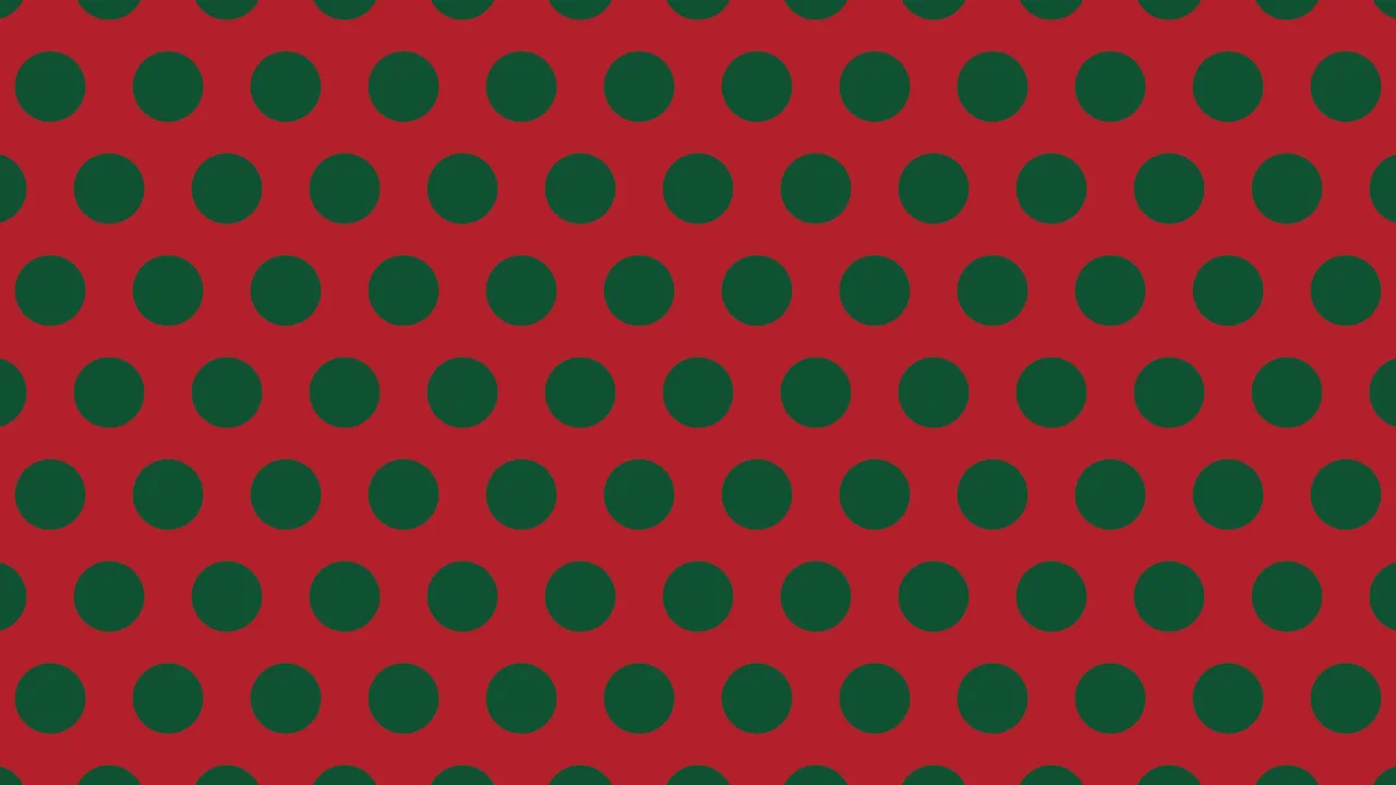 Christmas Red and Green Polka Dot desktop wallpaper in 4K