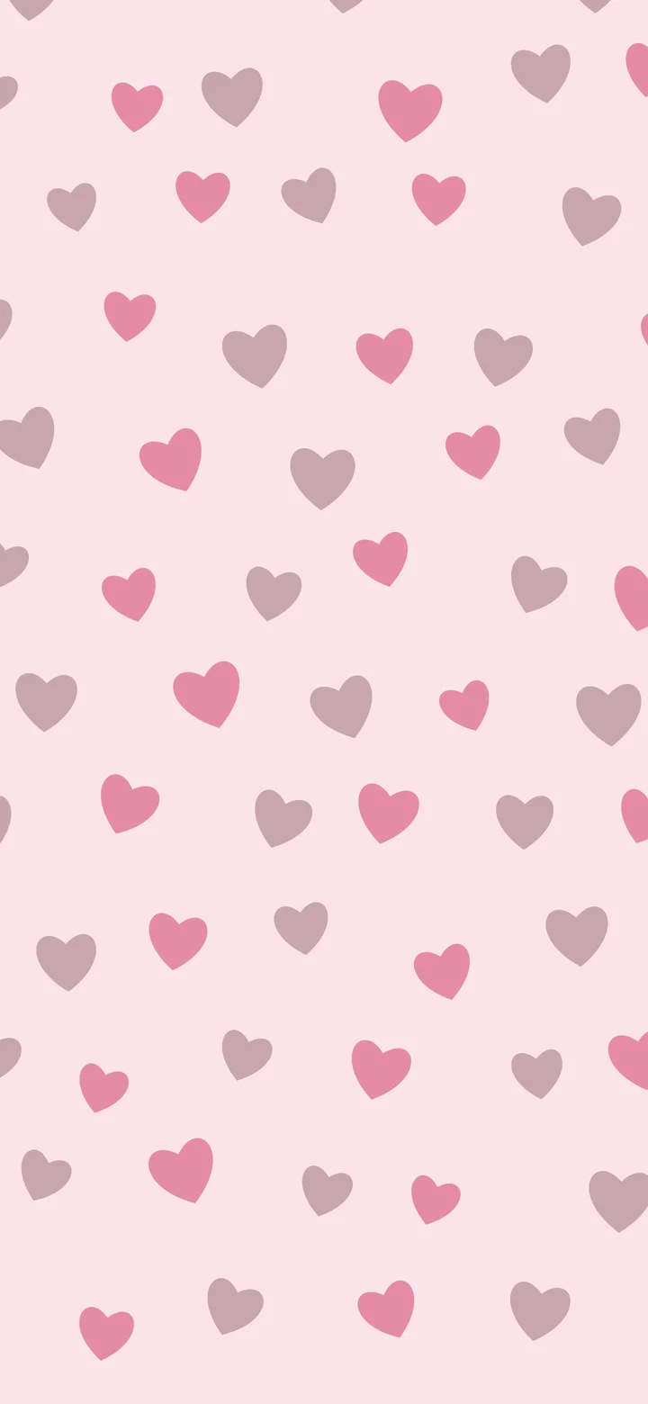 Coquette Pink Heart Pattern wallpaper for iPhone and Android