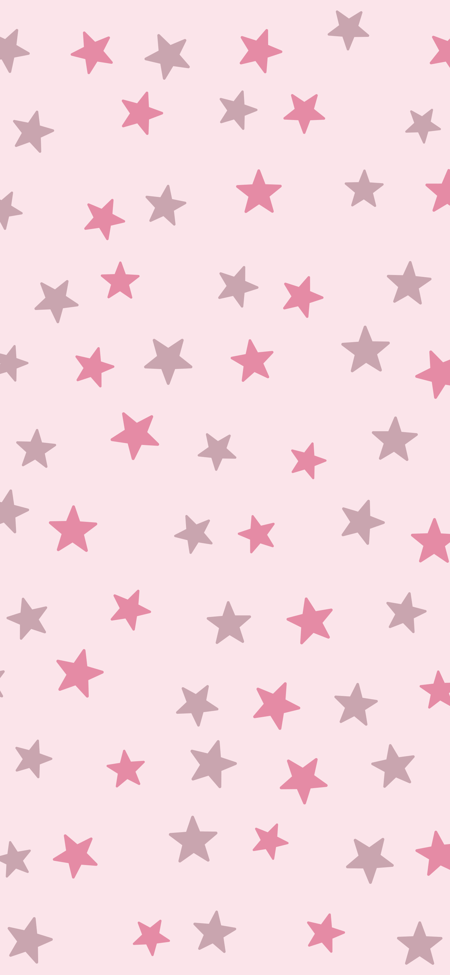 Coquette Pink Star Pattern wallpaper for iPhone and Android