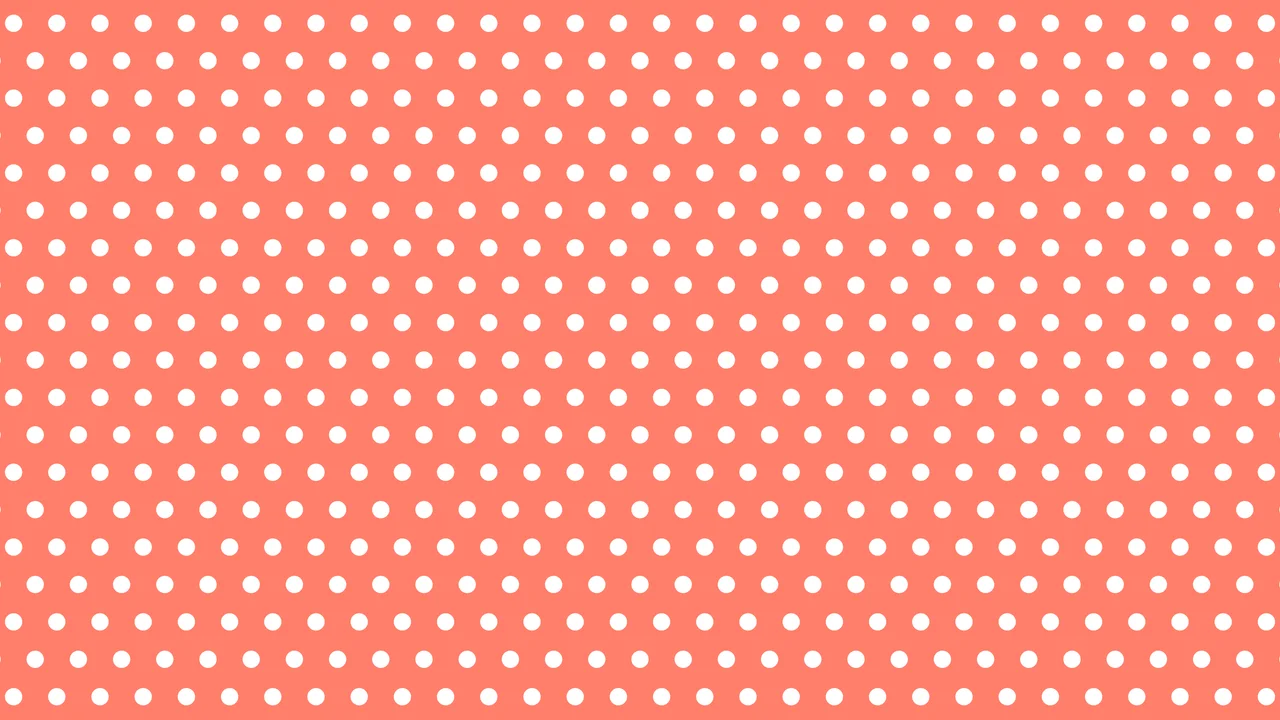 Coral Mini Polka Dot desktop wallpaper in 4K