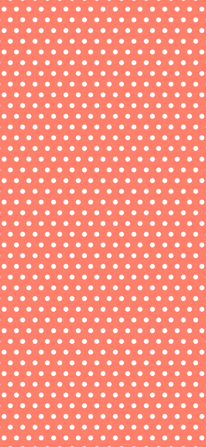 Coral Mini Polka Dot wallpaper for iPhone and Android