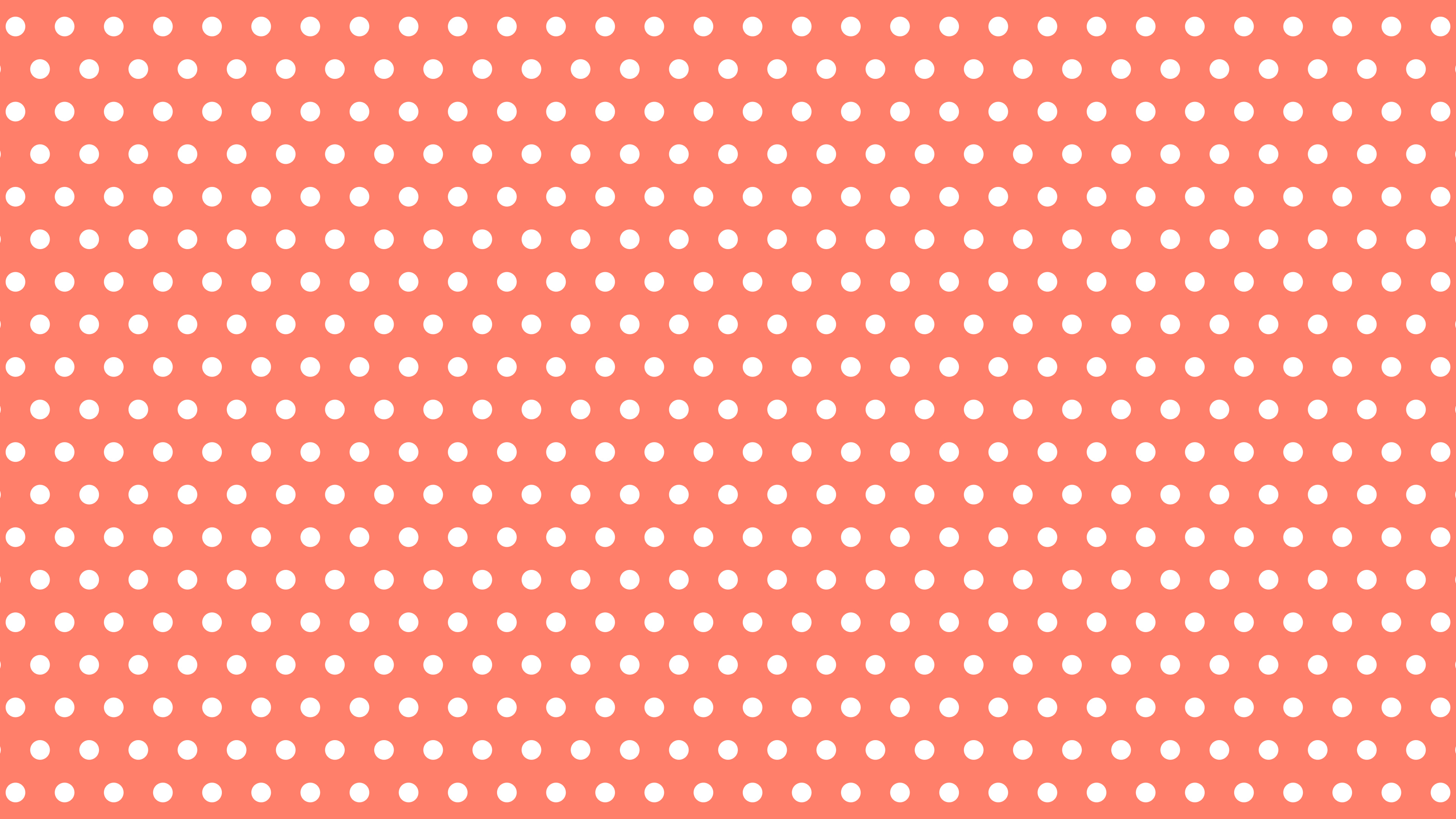 Coral Mini Polka Dot desktop wallpaper in 4K