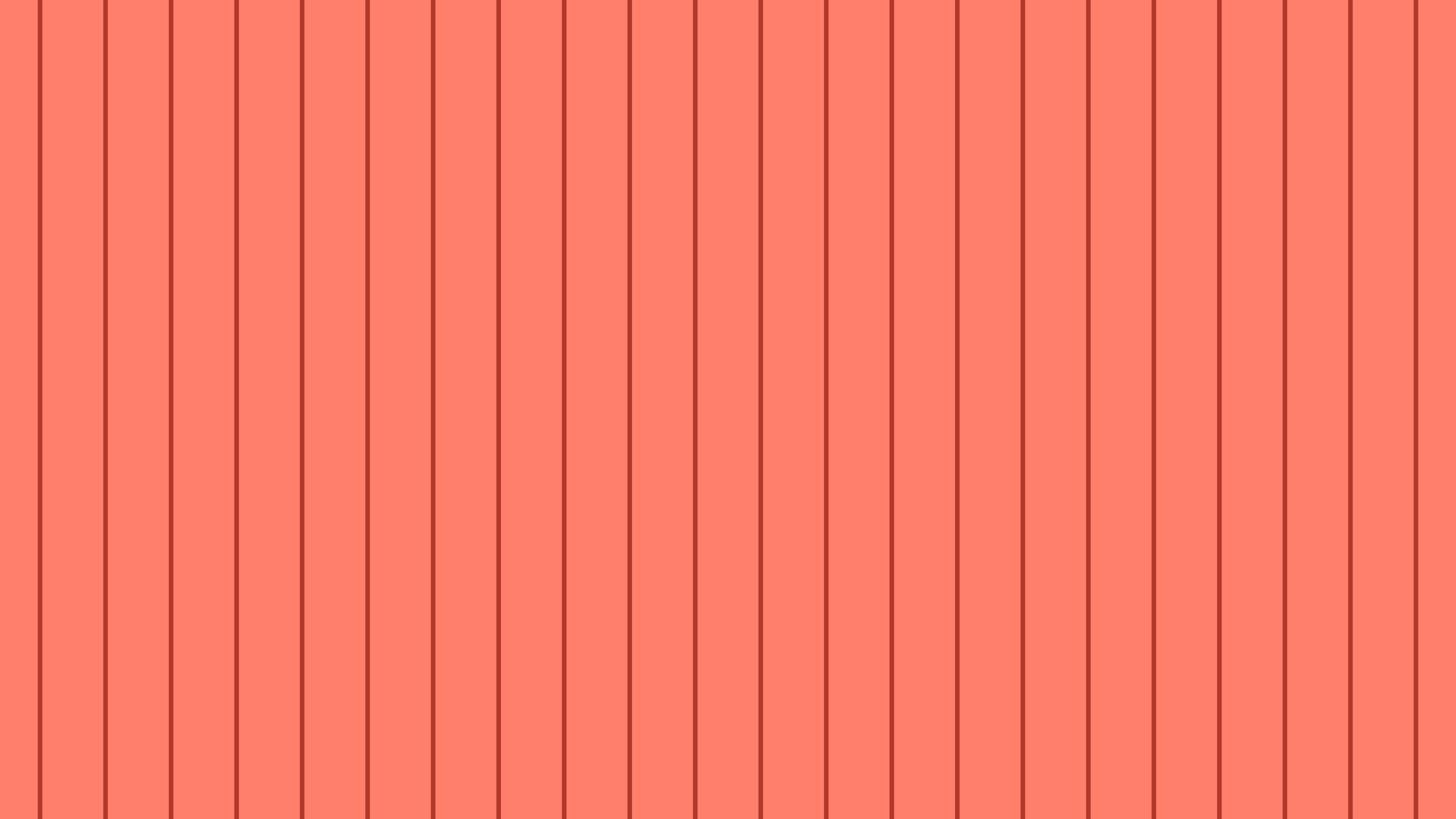 Coral Pinstripe desktop wallpaper in 4K