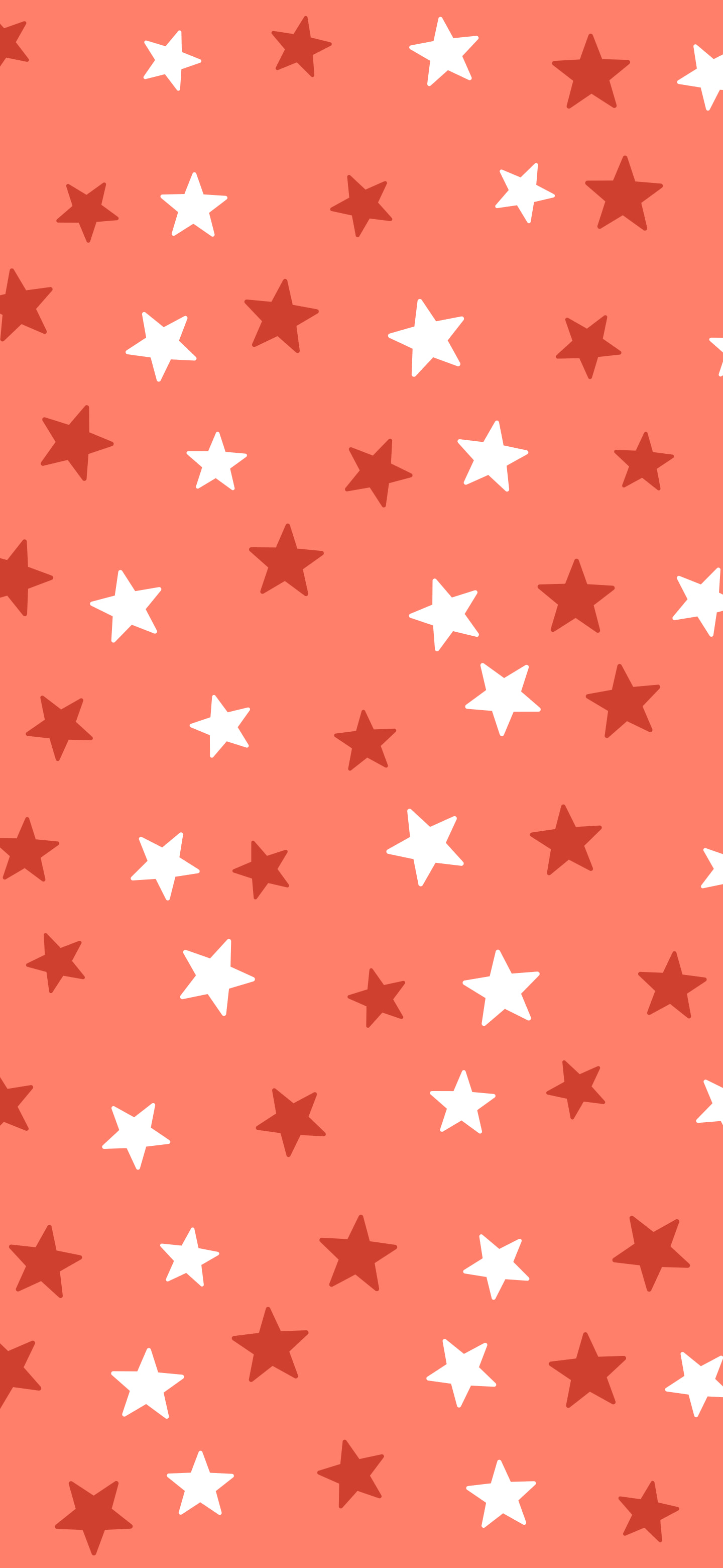 Coral Star Pattern wallpaper for iPhone and Android