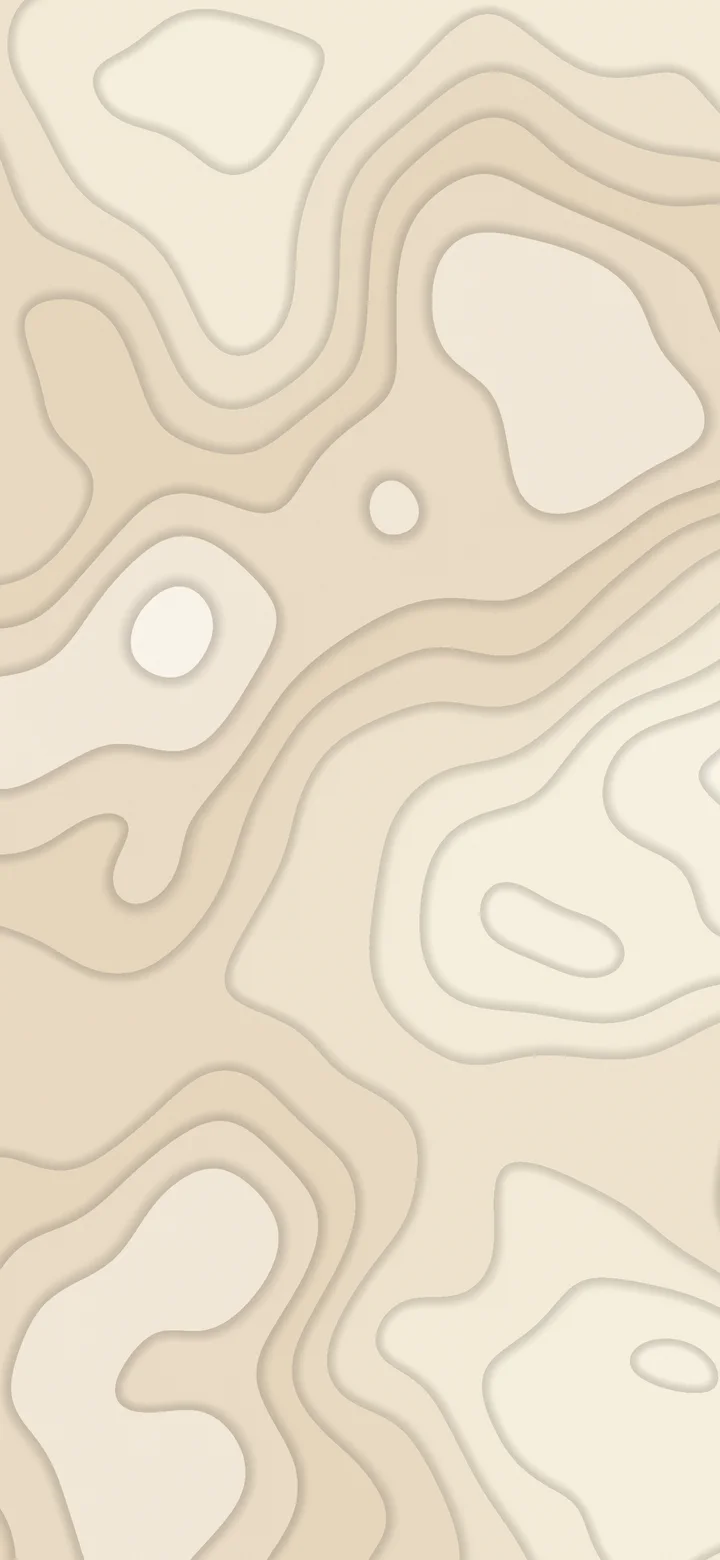 Cream and Beige Layered Topographic wallpaper for iPhone and Android