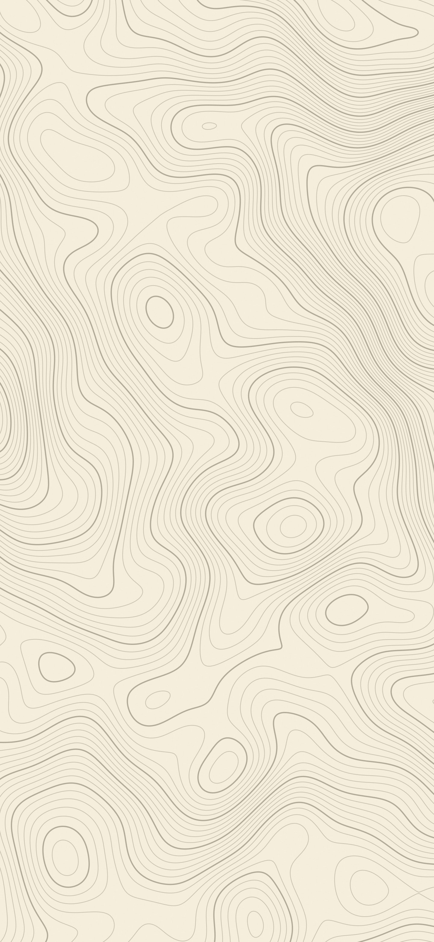 Cream and Beige Topographic Line wallpaper for iPhone and Android