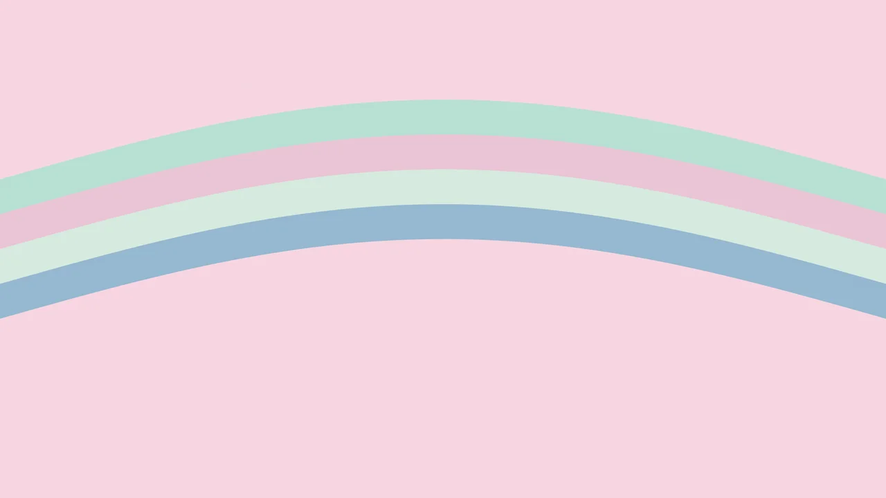 Danish Pastel Retro Stripe desktop wallpaper in 4K