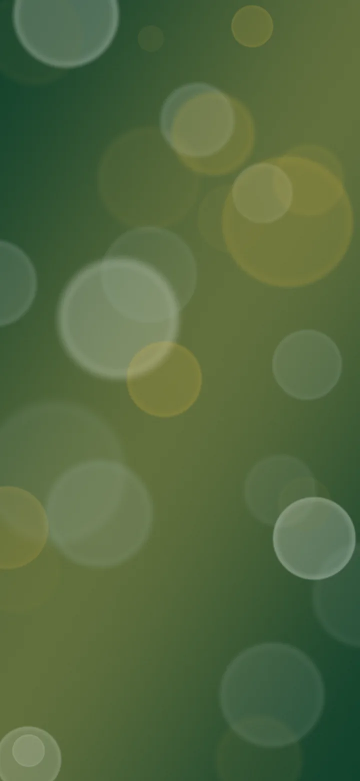 Dark Green and Gold Bokeh Lights wallpaper for iPhone and Android